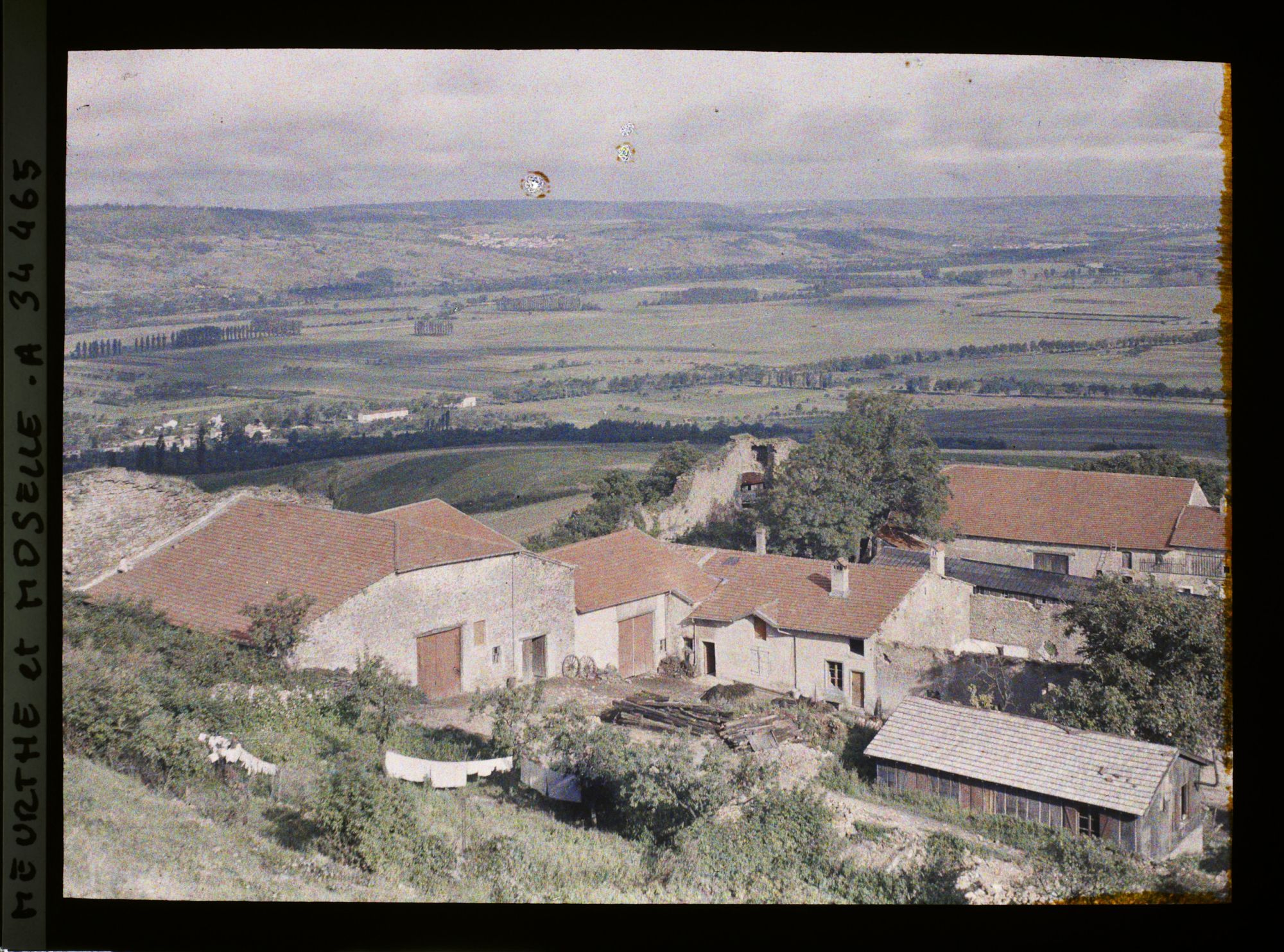Image représentant France, Mousson, Panorama pris de Mousson sur La Vallée de la Moselle vers Noroy et Pagny s/ Moselle
