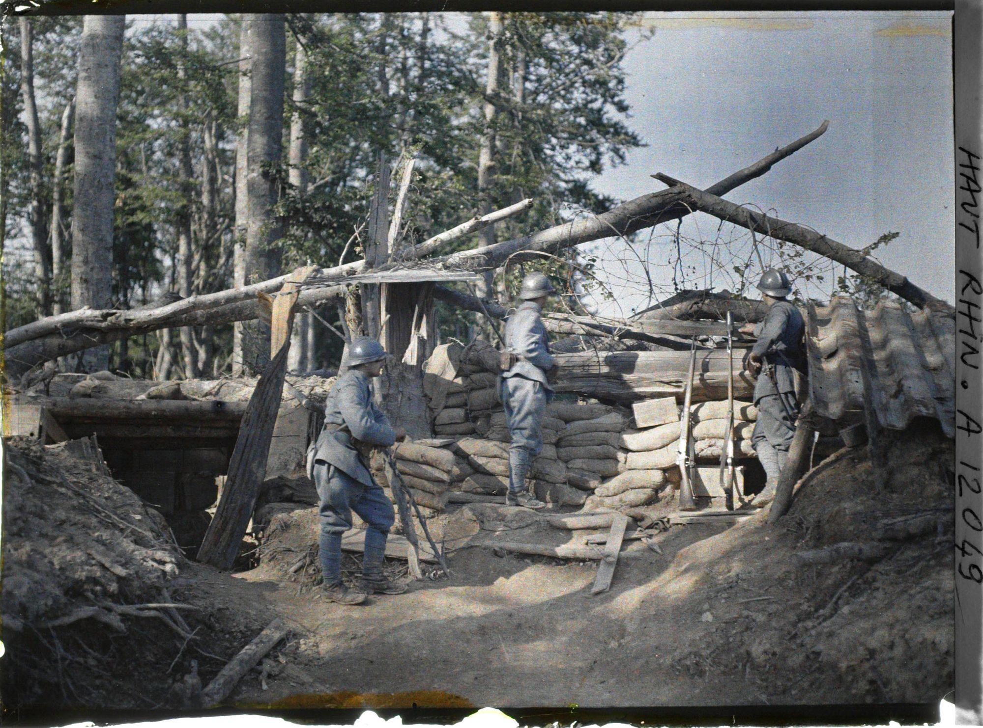 Image représentant Tranchée de première ligne : en observation