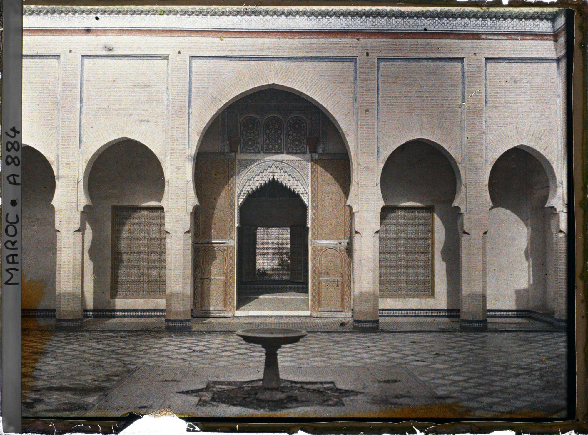 Image représentant Un patio du Dar Bou Jloud (Palais Bou Jloud)