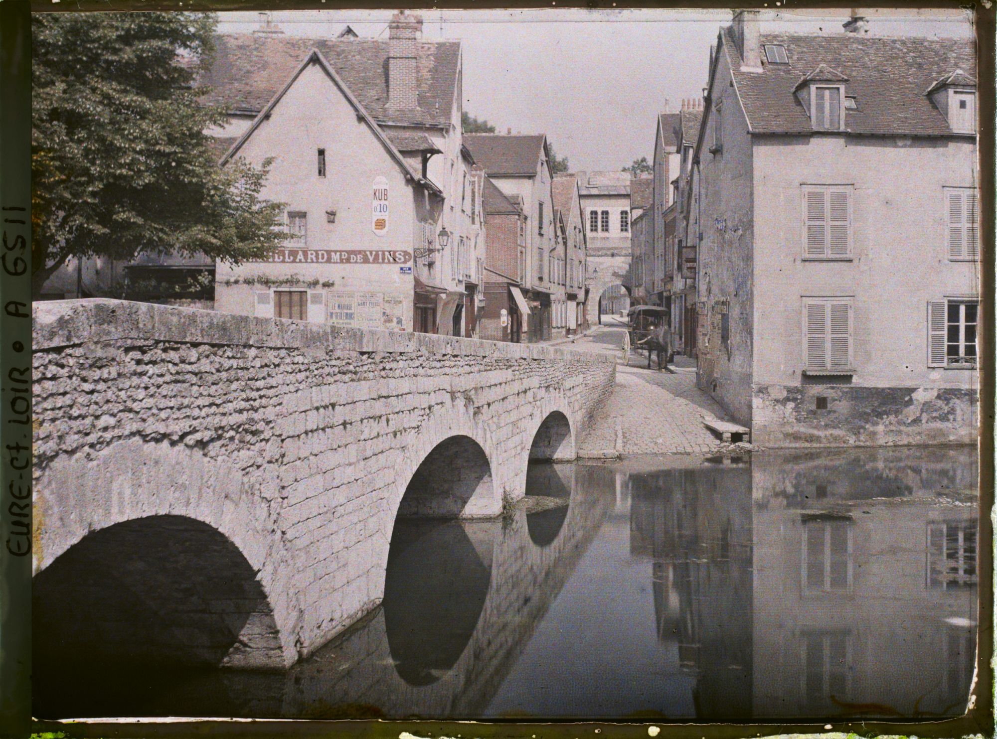 Image représentant Le pont Bouju et la rue de la Porte Guillaume