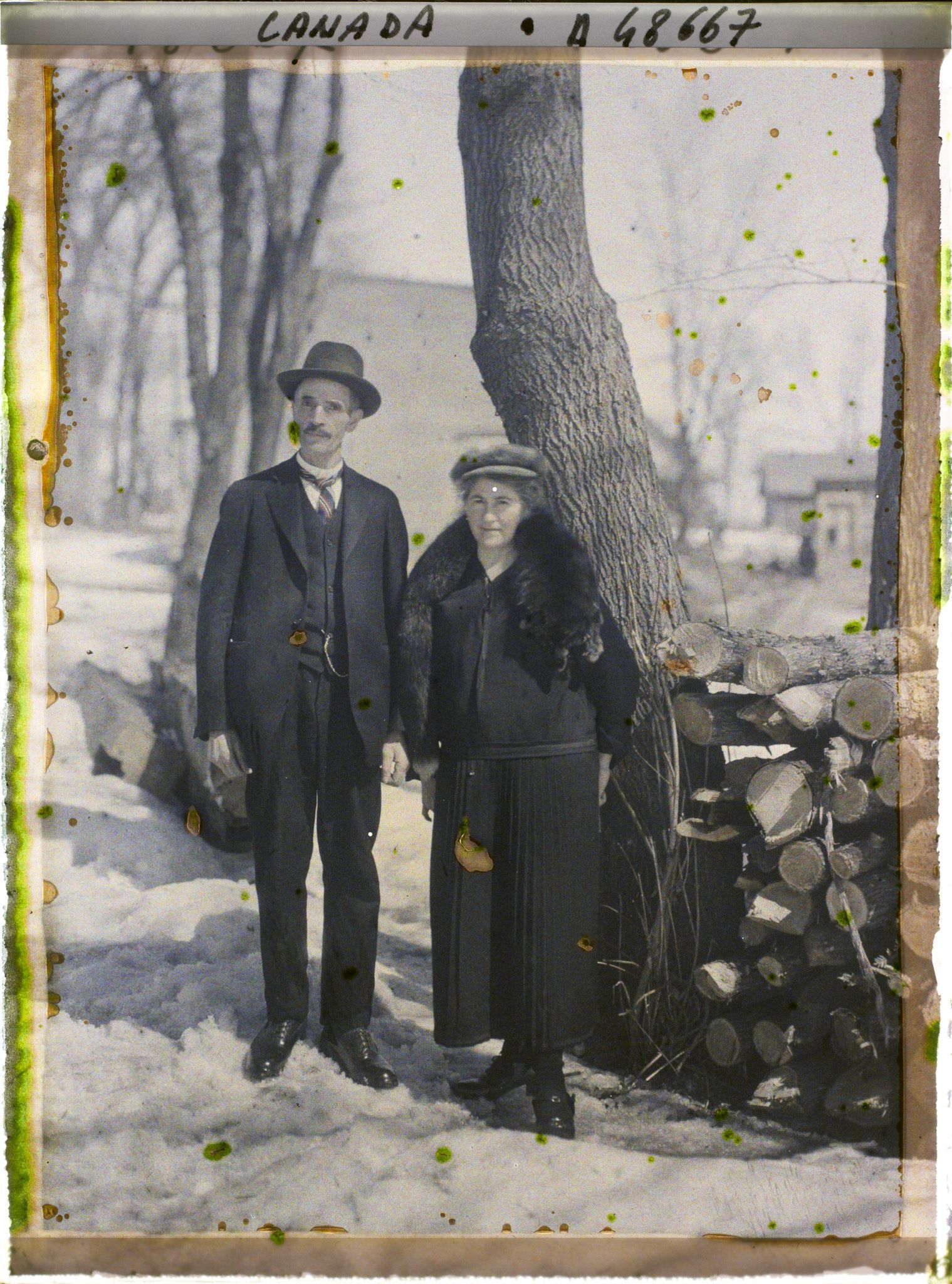 Image représentant Canada, Laval Des Rapides, Mr et Mme Drolet, vieux Canadiens