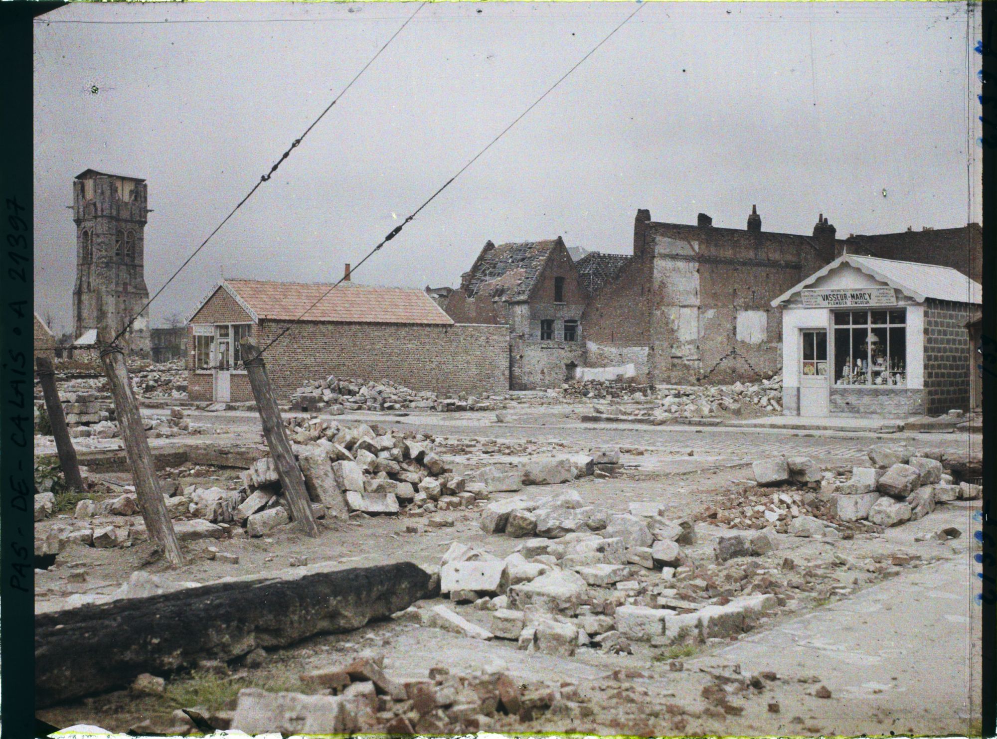 Image représentant France, Béthune, Carrefour rue d'Arras et du Pot d'Etain