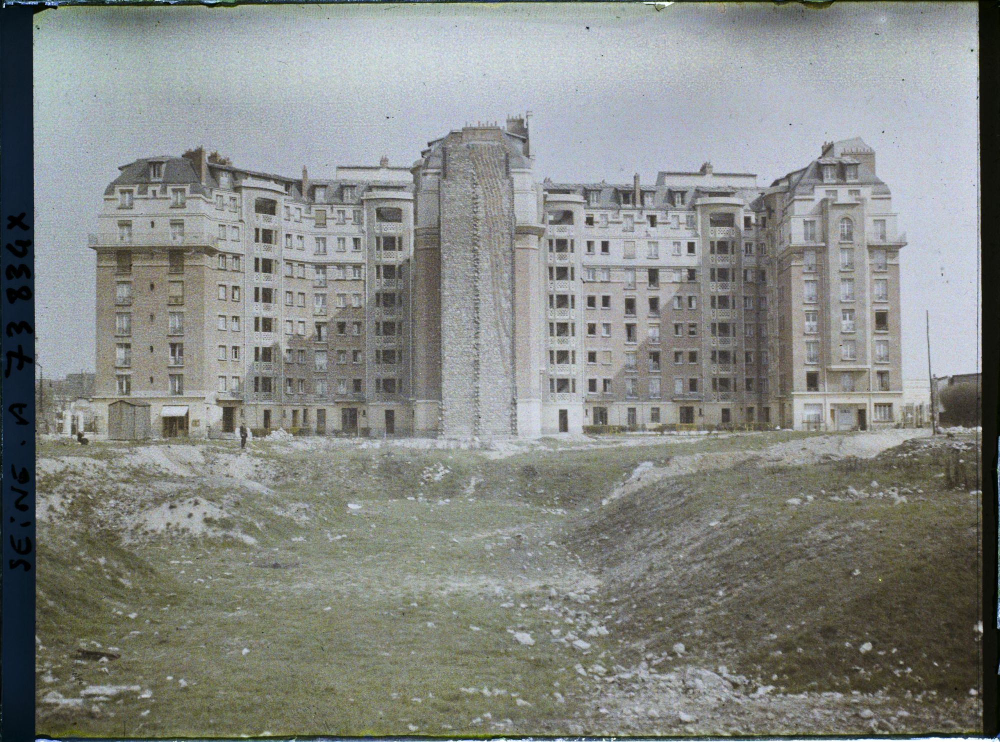 Image représentant Démolition des fortifications et reconstruction d'immeubles (HBM), porte d'Orléans
