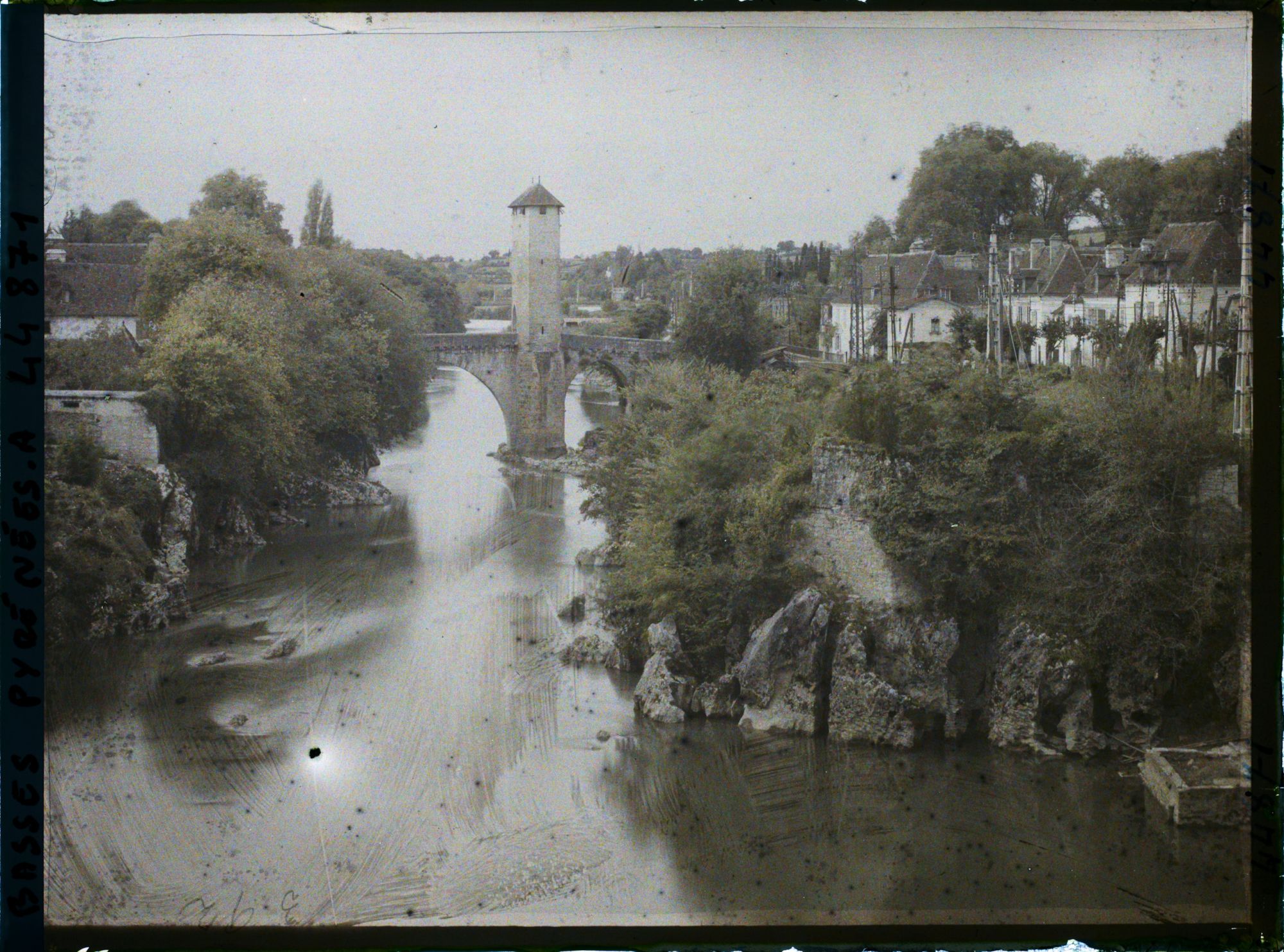 Image représentant France, Orthez, Le vieux Pont fortifié