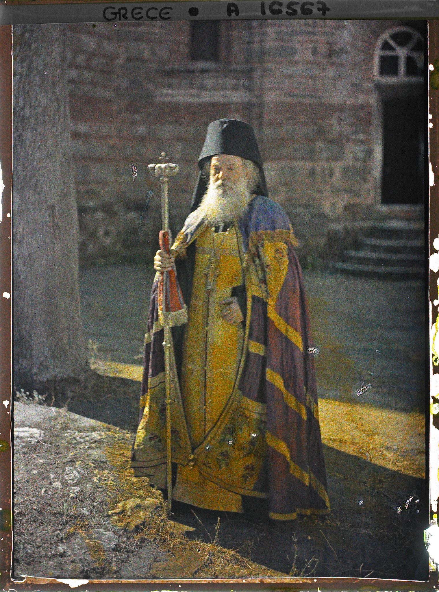 Image représentant Turquie, Hilendar, Le Père Archimandrite, Supérieur du Monastère, décédé en 1918