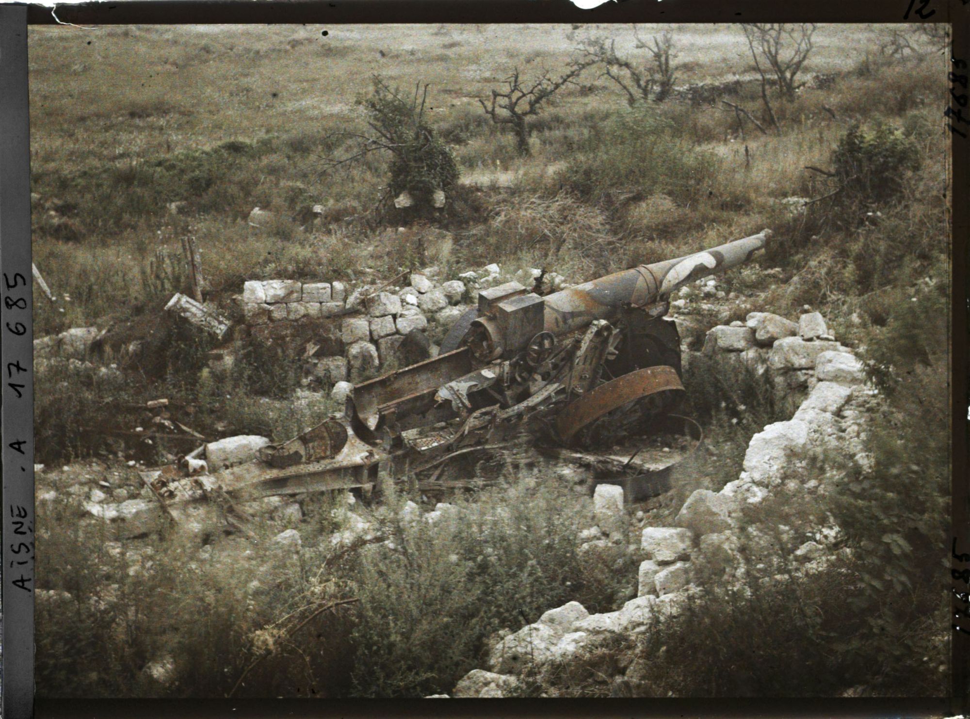 Image représentant France, Sancy, Près du village de Sancy, un canon abandonné (hors d'usage)