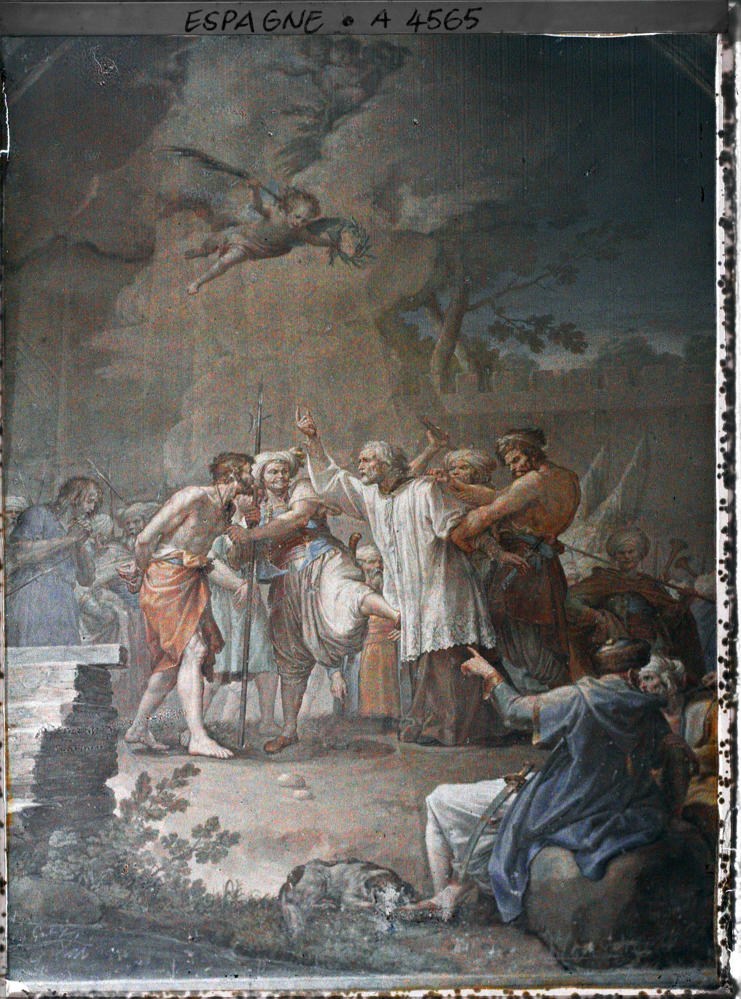 Image représentant Fresque de Francisco Bayeu dans le cloître de la cathédrale Sainte Marie de Tolède