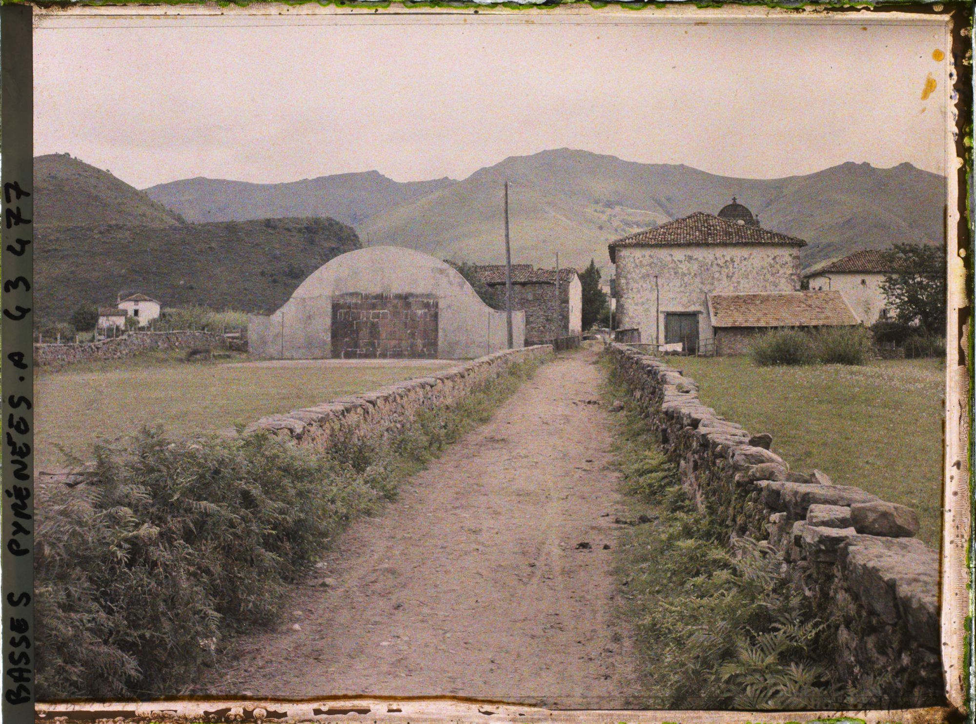 Image représentant France, Bidarray, le jeu de pelote