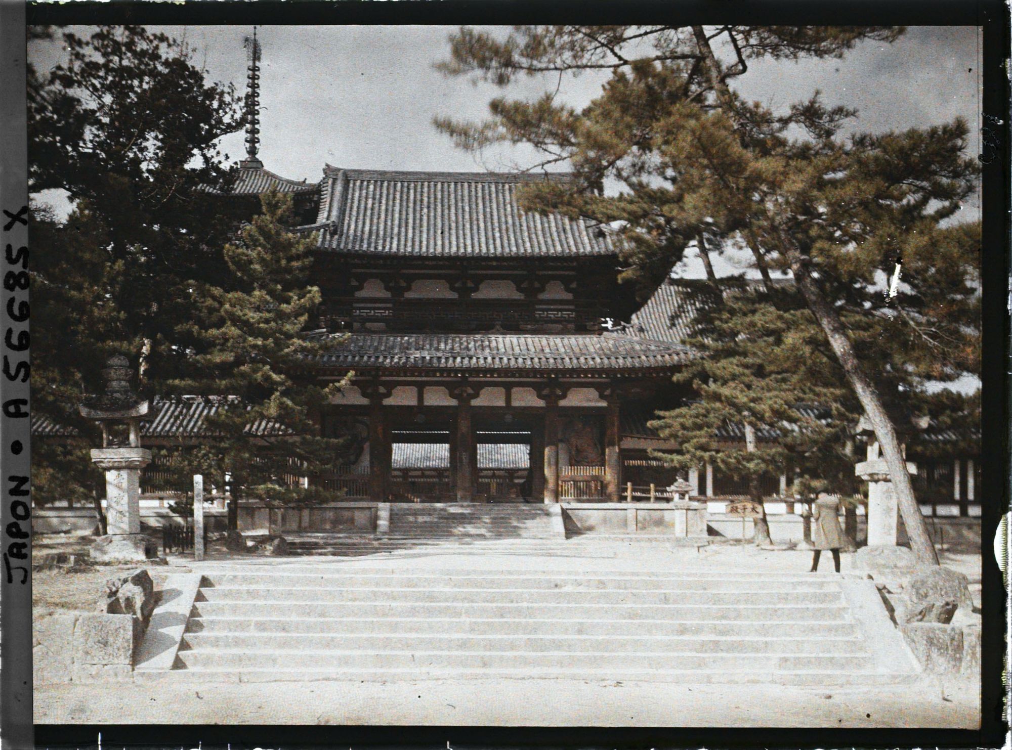 Image représentant Temple Hôryû-ji : la Chûmon (Porte du Milieu)