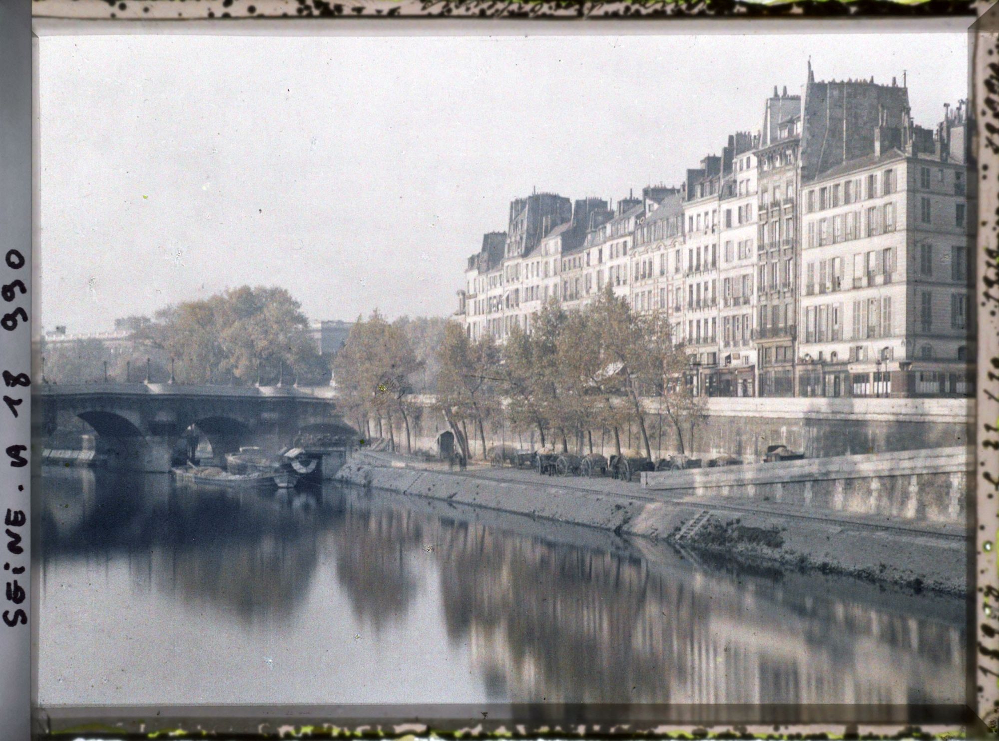 Image représentant Le quai des Orfèvres vu du quai des Grands-Augustins