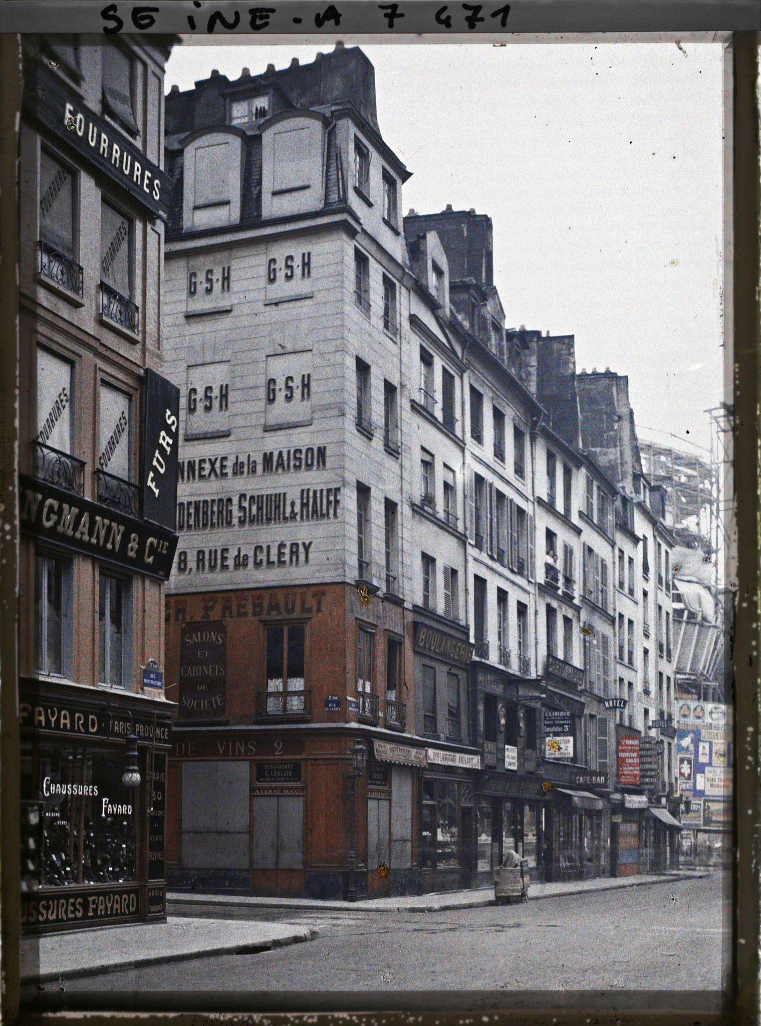 Image représentant Angle de la rue de Cléry et de la rue de Montmartre