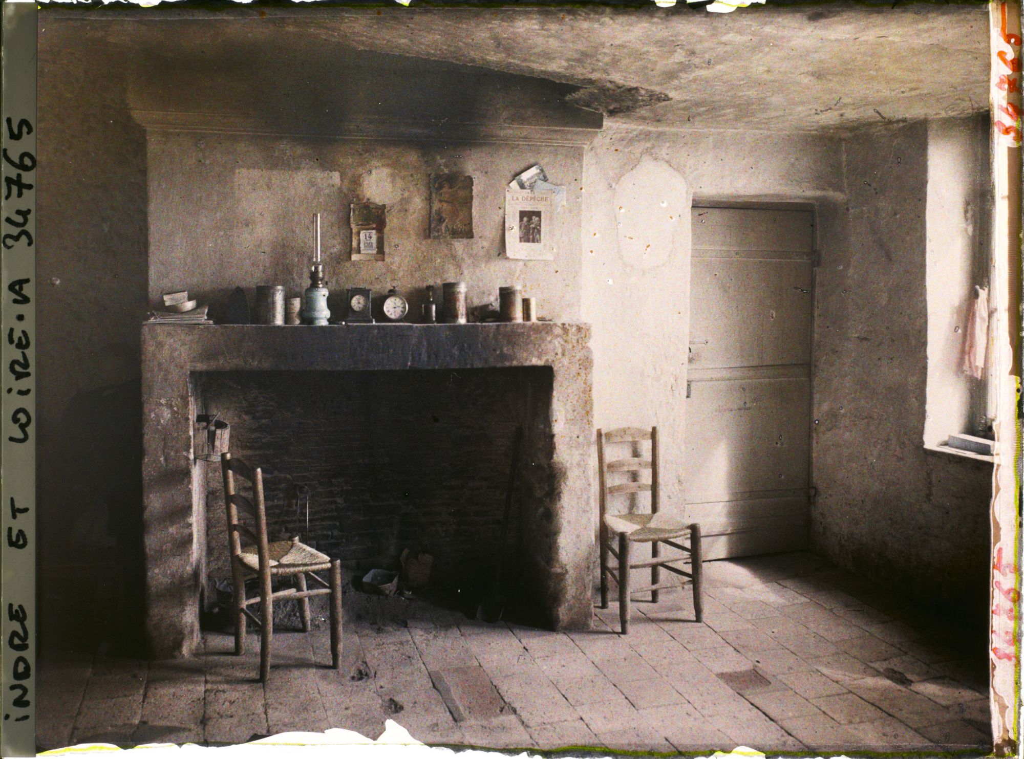 Image représentant Chambre à coucher dans une habitation troglodyte