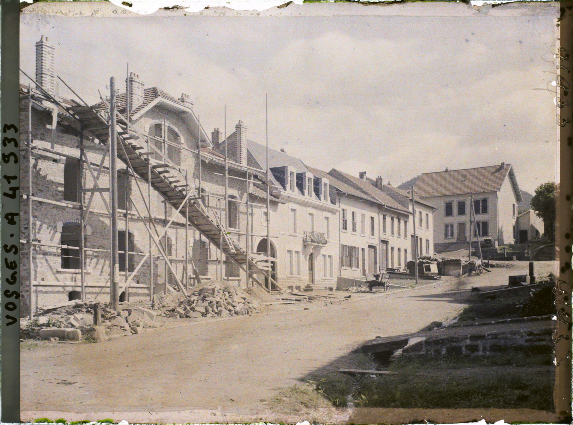 Image représentant France, Vaixaincourt, Grande Rue reconstruite