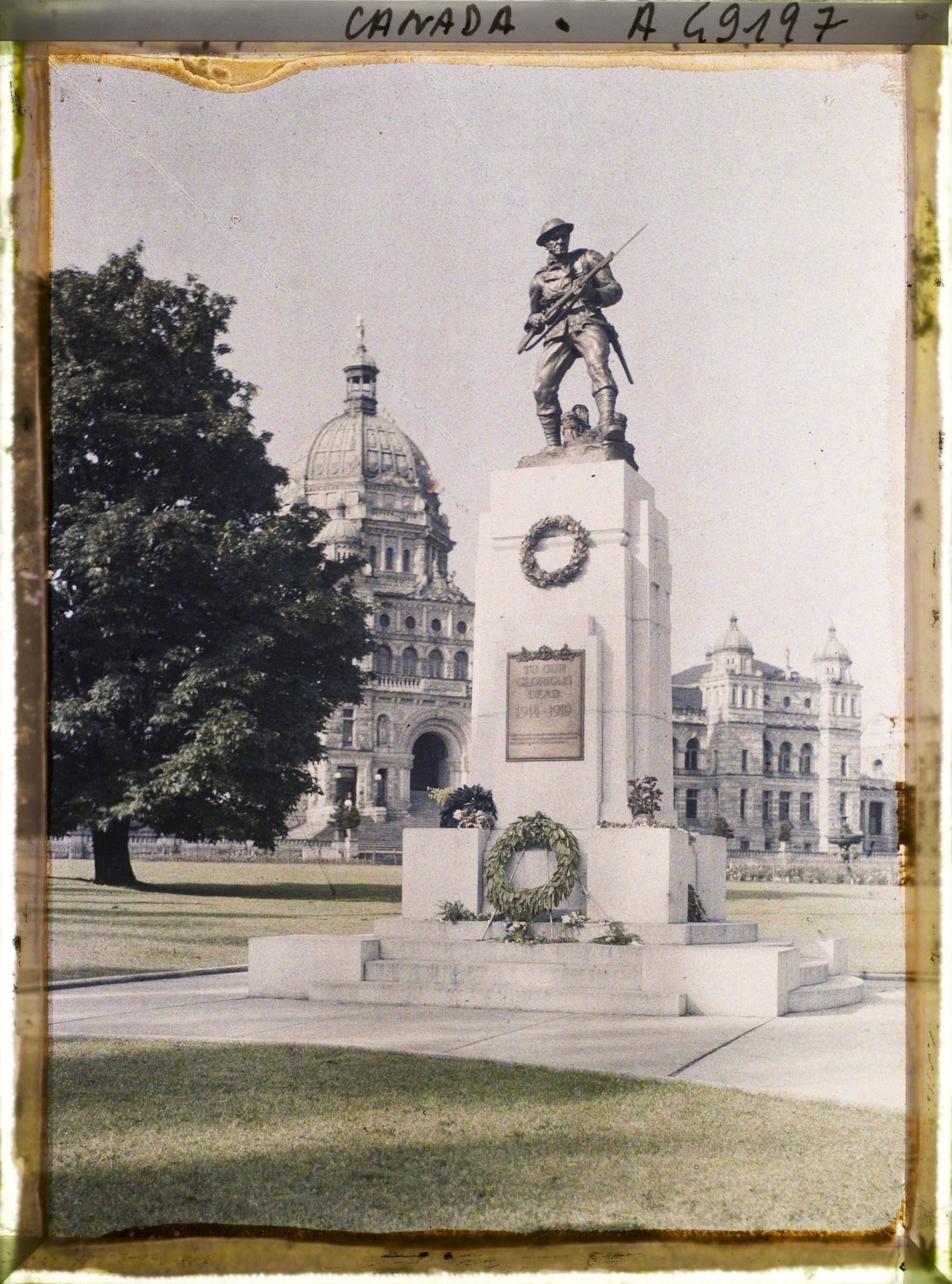 Image représentant Canada, Victoria, Monumt aux Morts de la Guerre 1914- 18