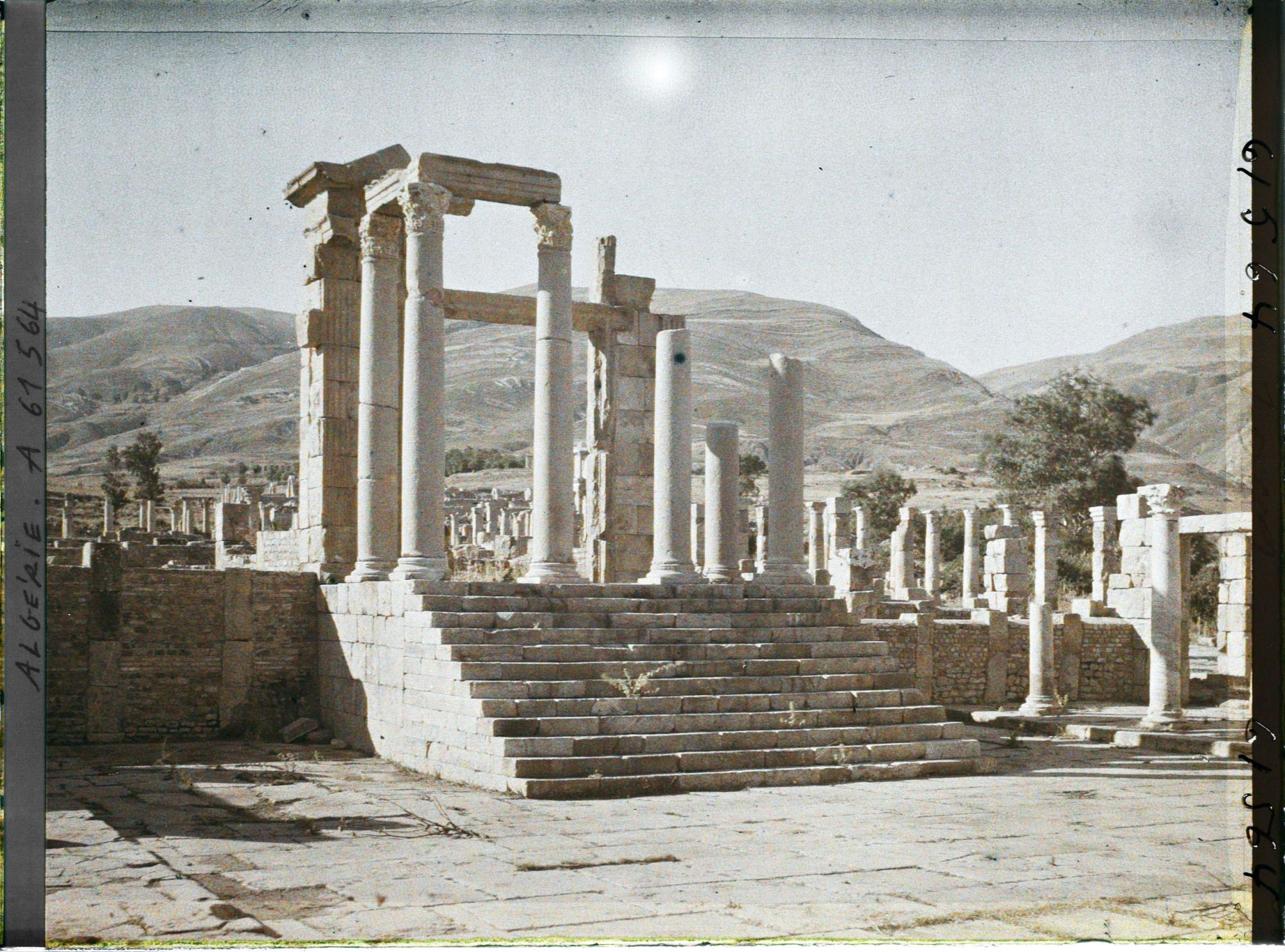 Image représentant Le Temple de Venus Genetrix, vestiges de la cité antique Cuicul