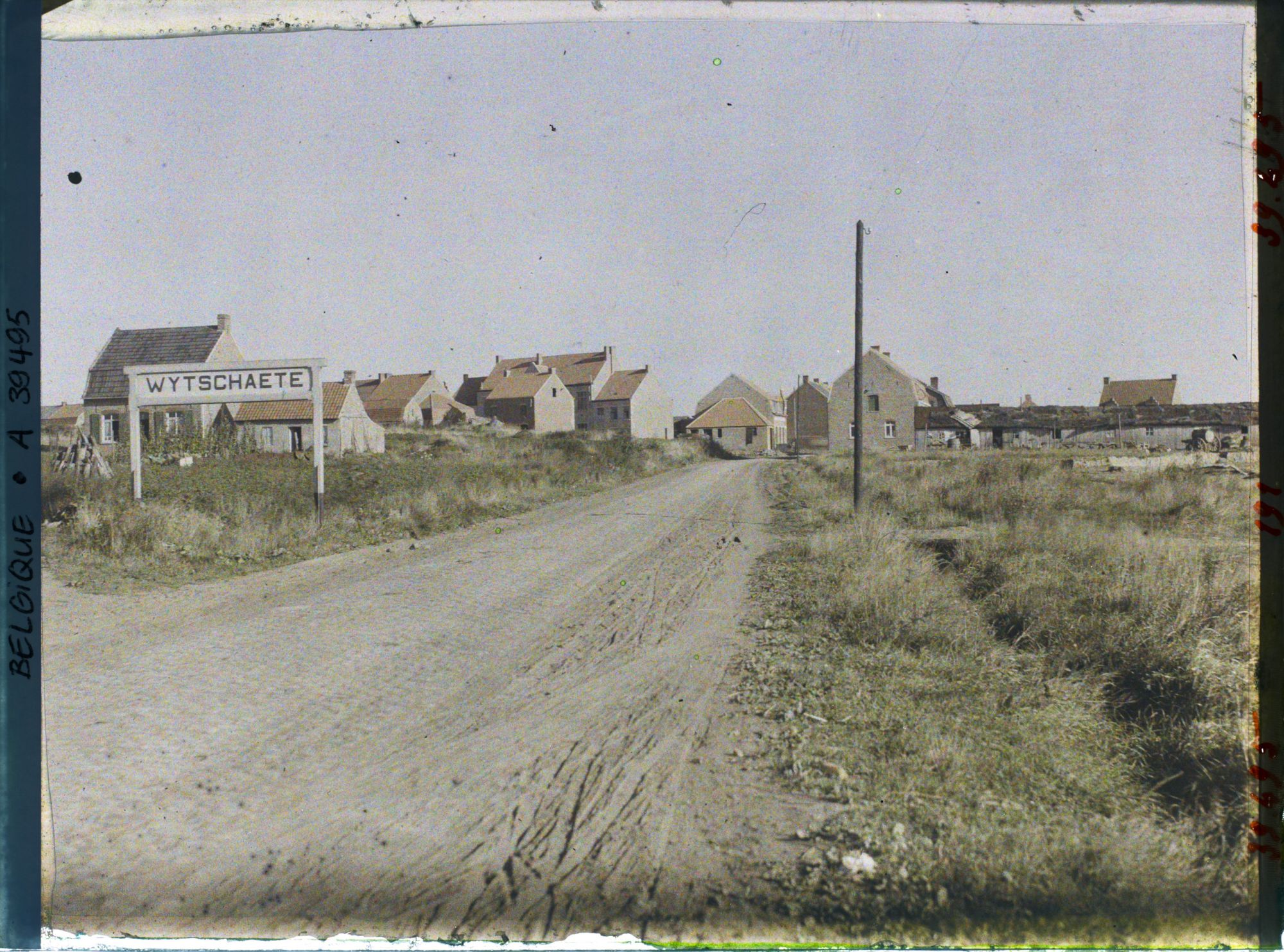 Image représentant Belgique, Witschaete, Entrée du Village