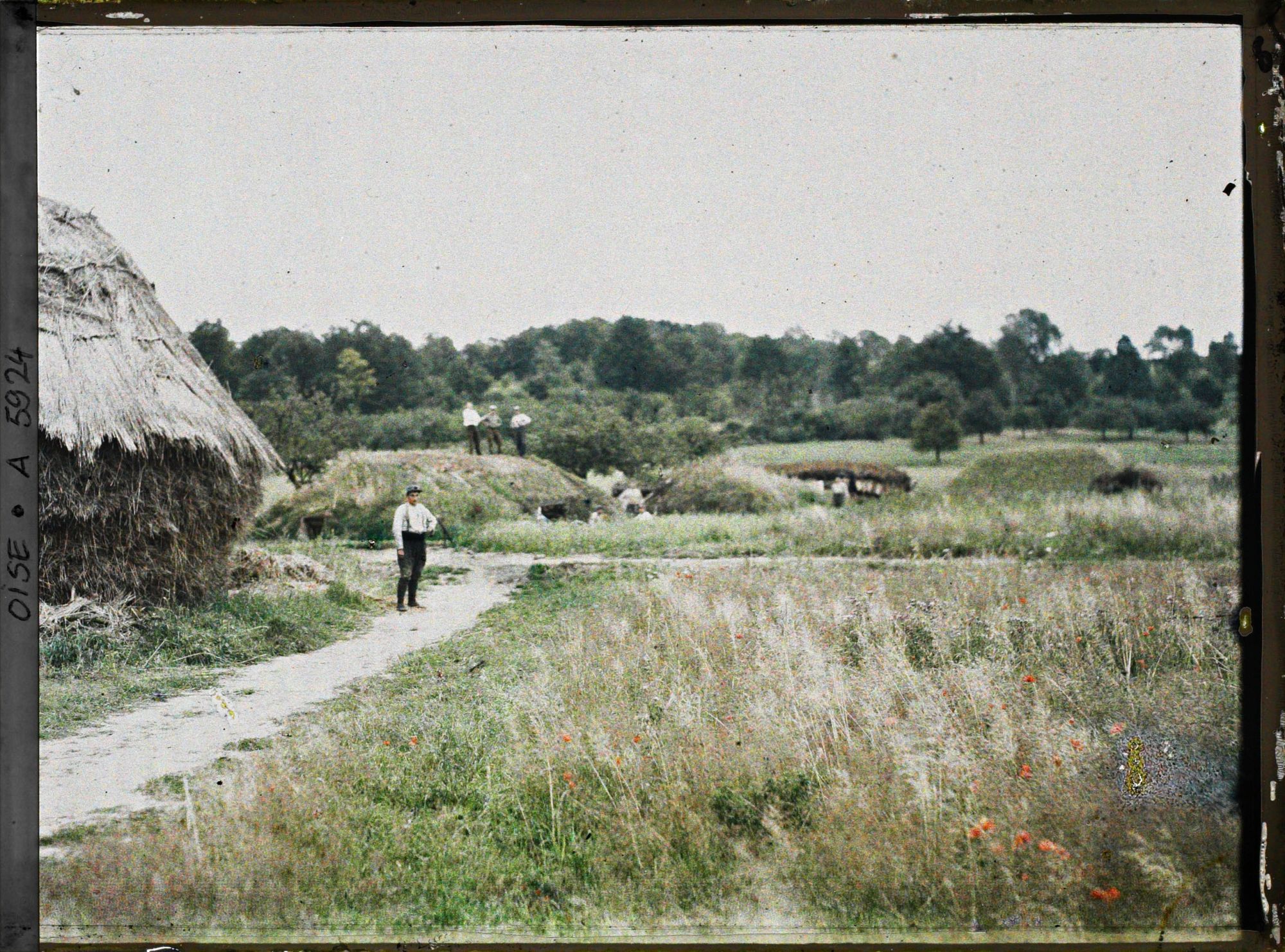 Image représentant Batterie d'artillerie aux abords de Gury
