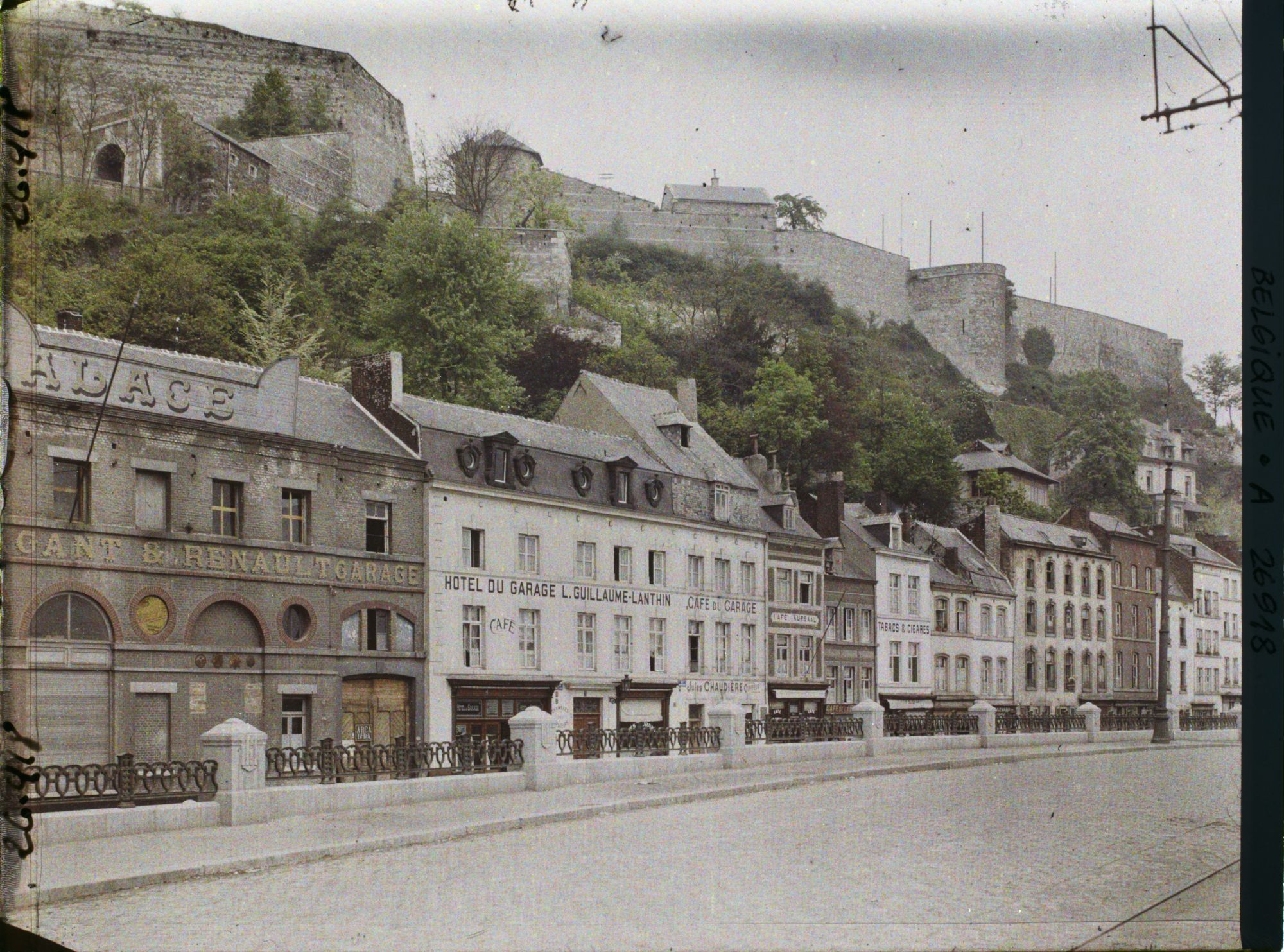 Image représentant Belgique, Namur, Occupation française, La Citadelle et la rue Notre Dame