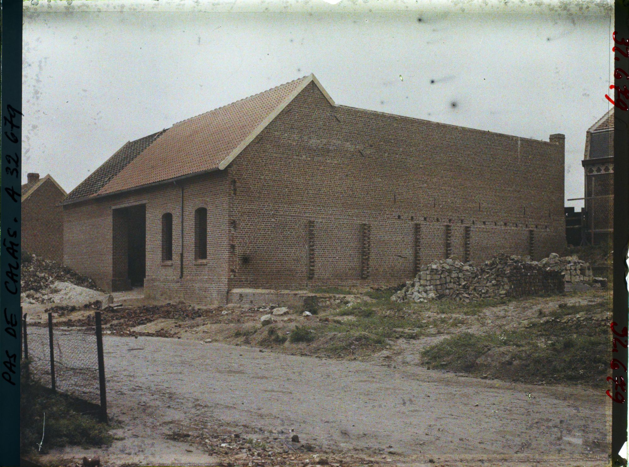 Image représentant France, Ablain St Nazaire, Reconstruction d'une ferme