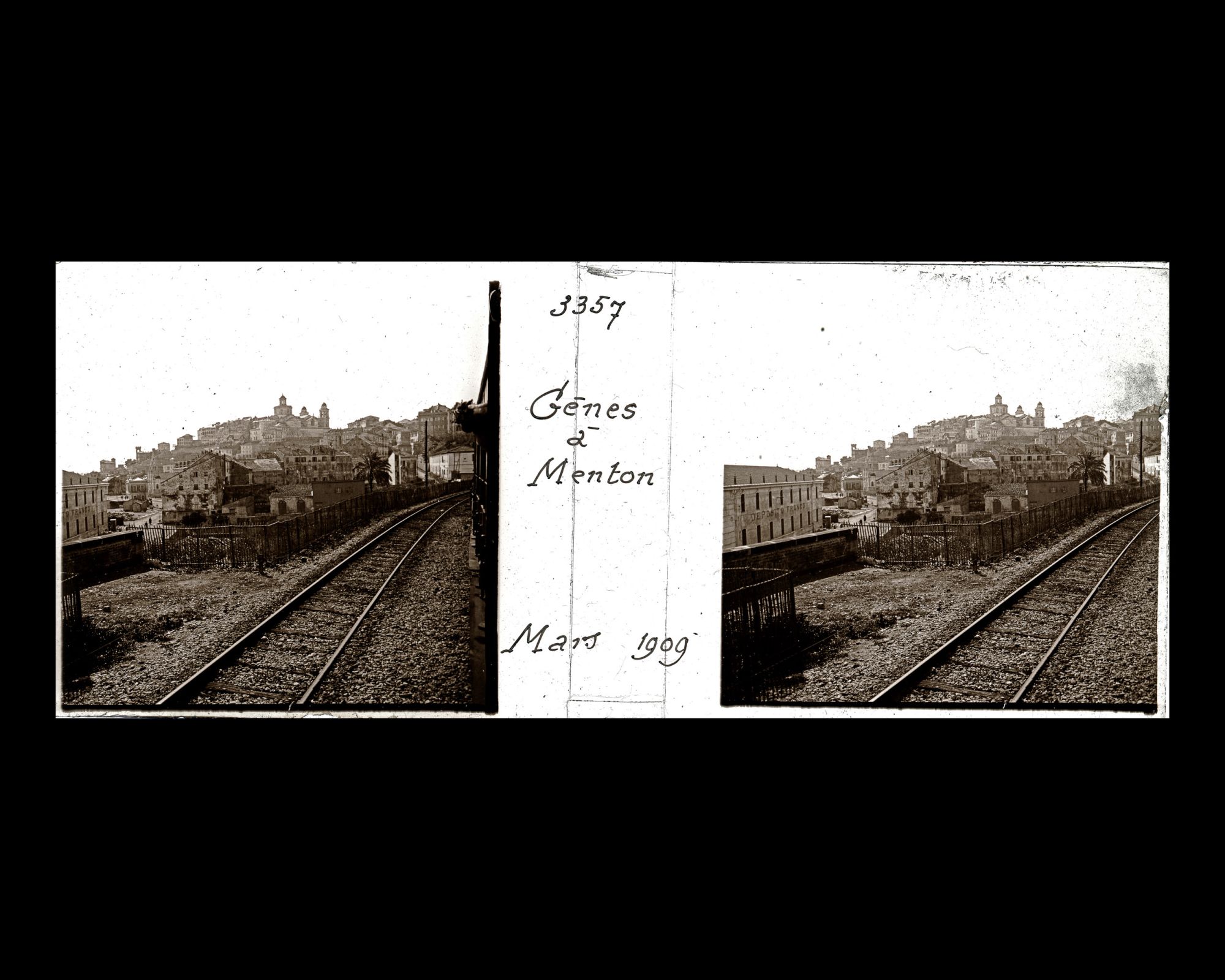 Image représentant Le train traverse Imperia