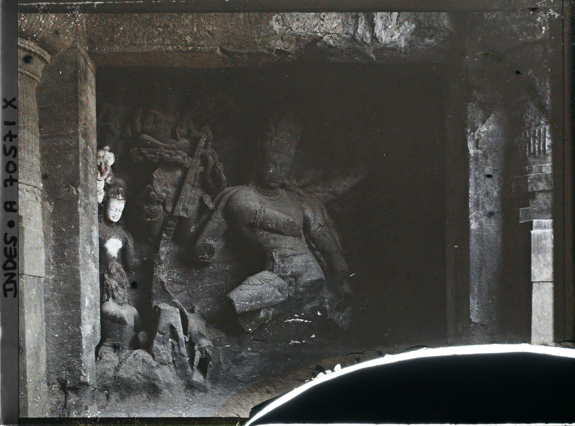 Image représentant Sculpture en haut-relief : danse de Shiva