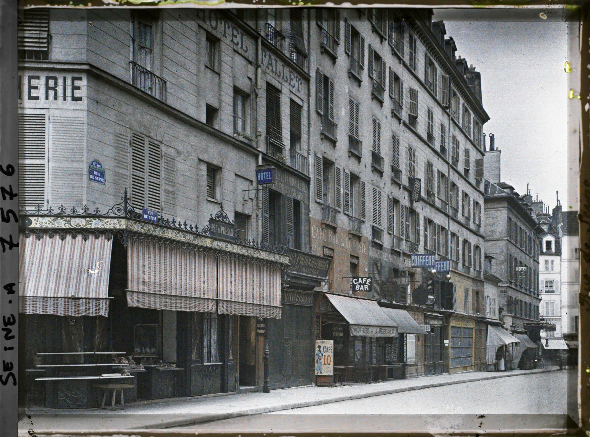 Image représentant La rue de Seine, au niveau du numéro 56