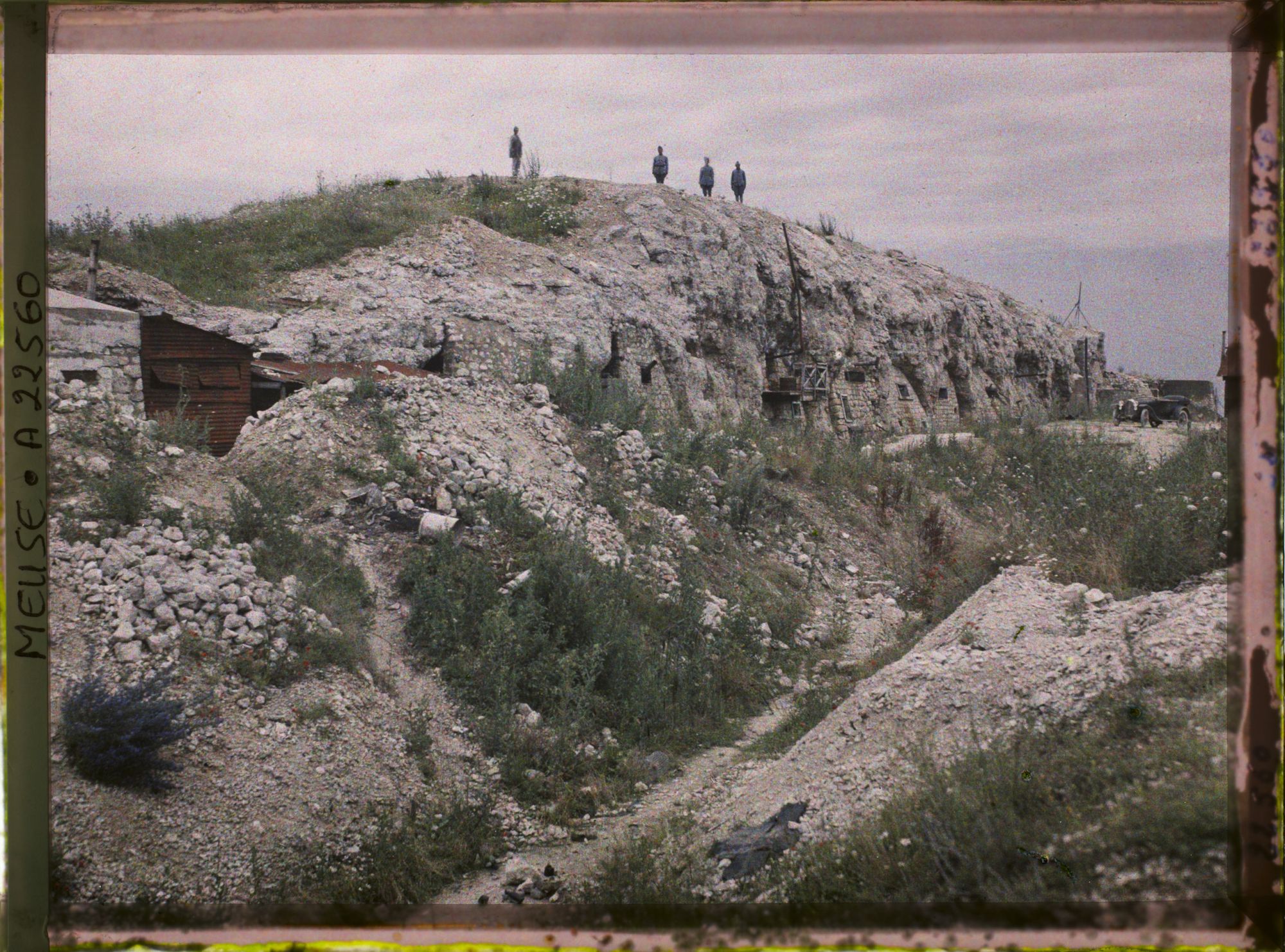 Image représentant France, Vaux, Vue générale de l'entrée du fort