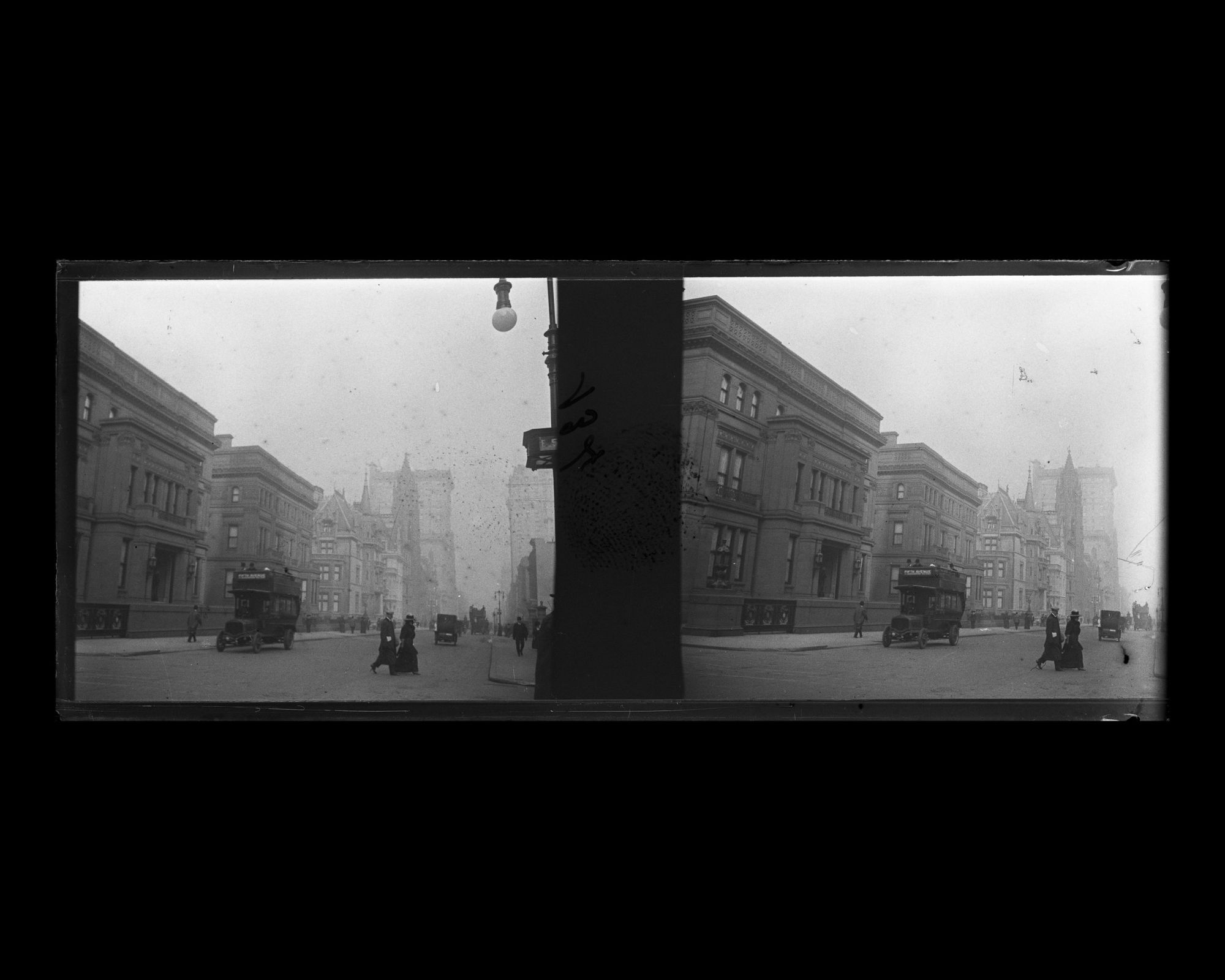 Image représentant La 5ème avenue, hôtels particuliers se trouvant en face de la cathédrale St Patrick