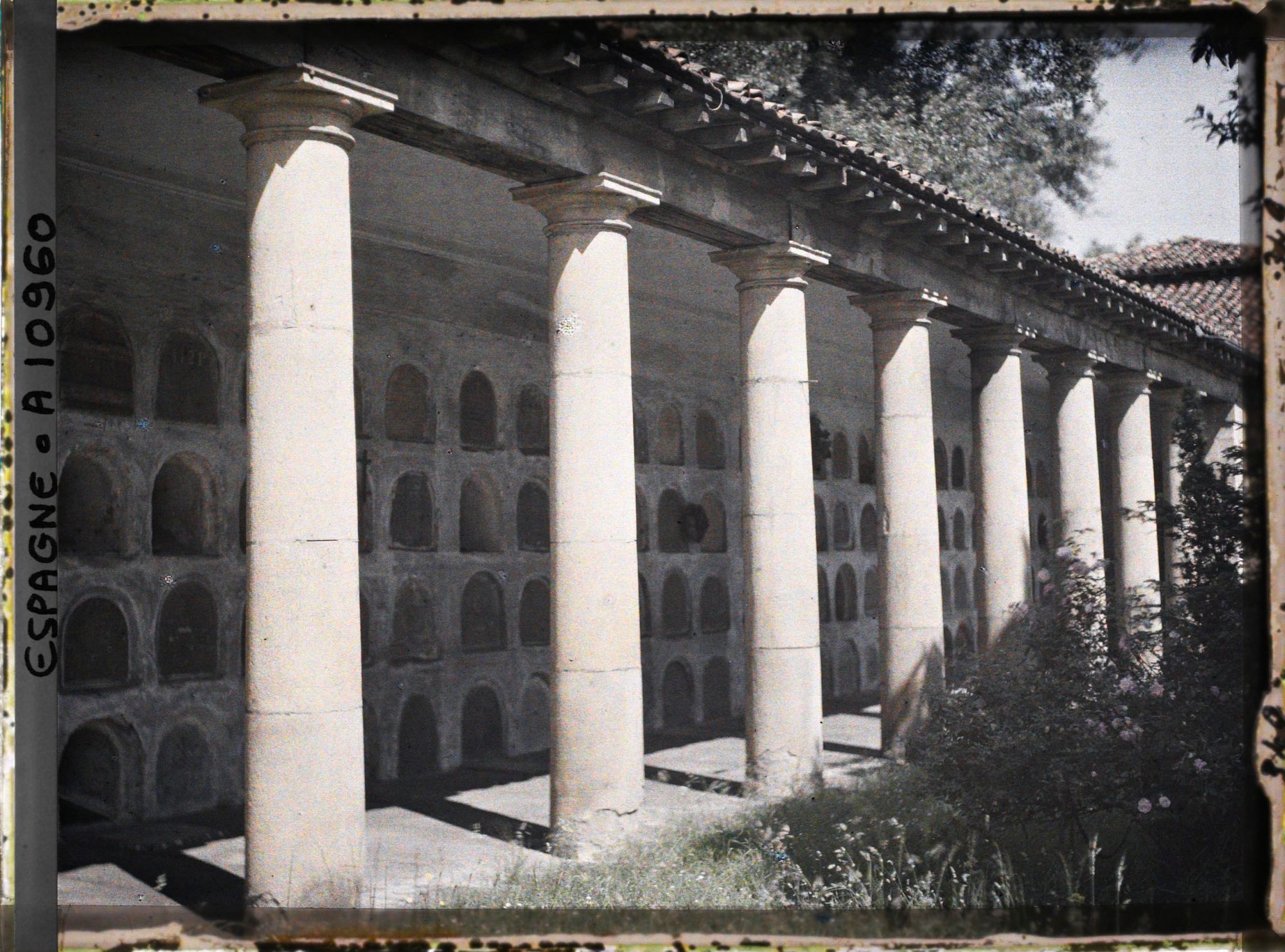 Image représentant Espagne, Bilbao, L'ancien Cimetière de Bilbao, La Colonnade et les niches