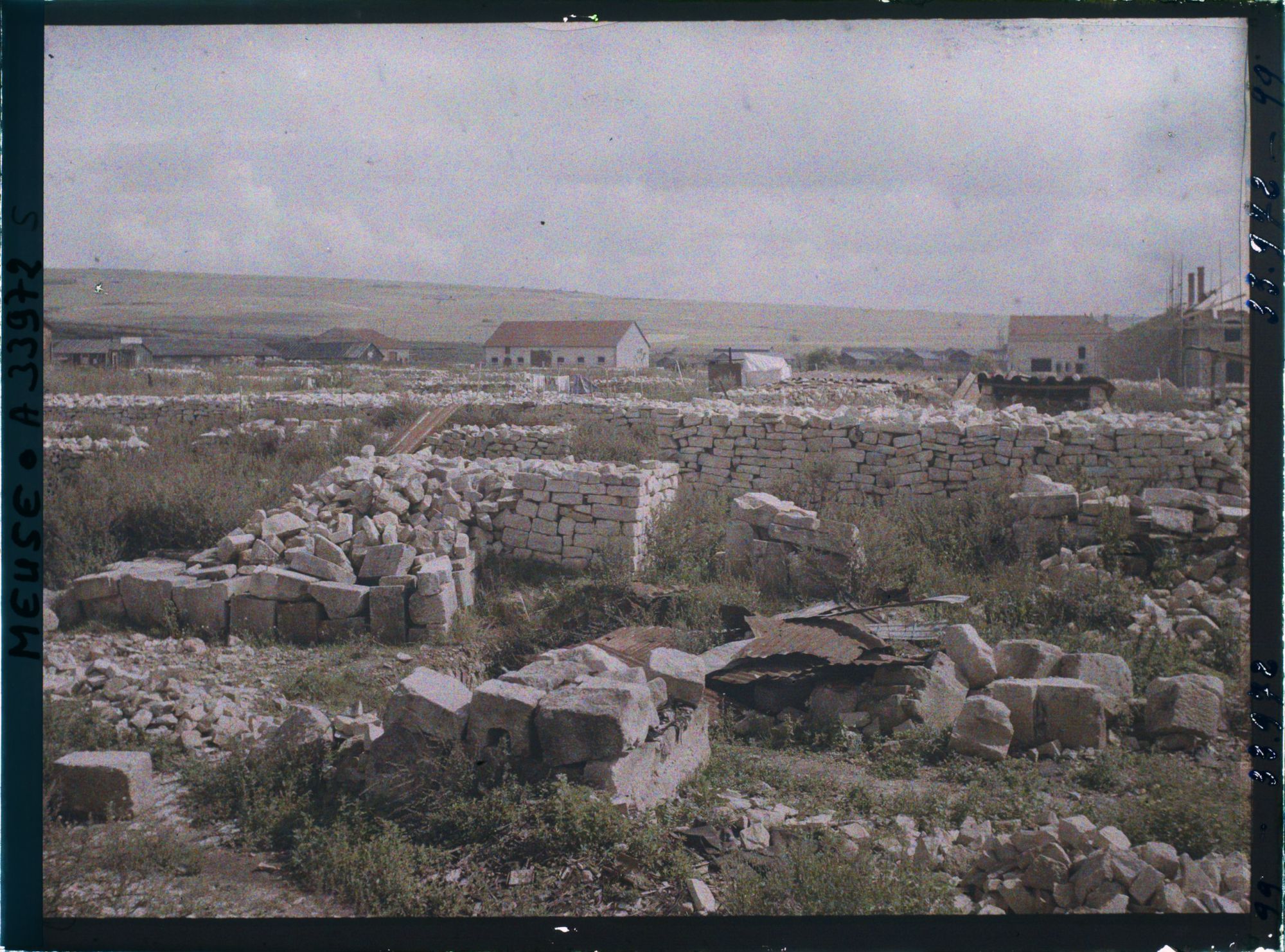 Image représentant France, Bras, Ruines et reconstructions, vue prise vers le Sud Est