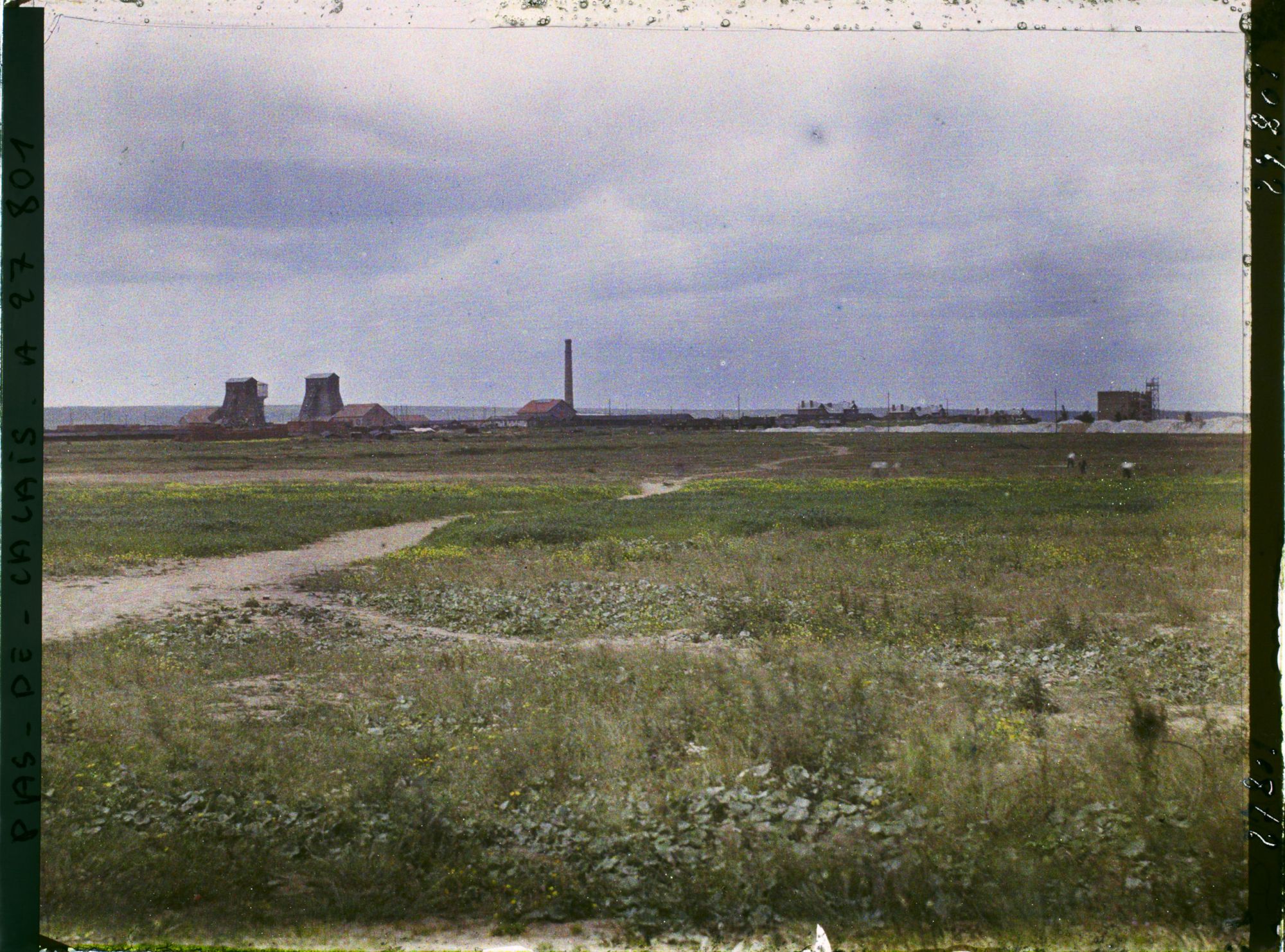 Image représentant France, Airon près de Lens, Vue Générale de la Contrée Vers la fosse N° 7 de la Cie de Liévin