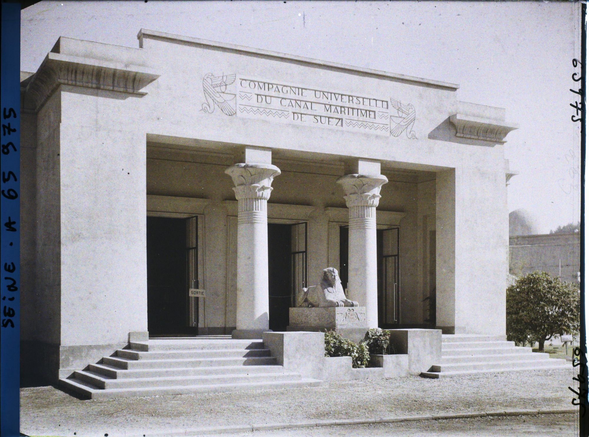 Image représentant L'Exposition Coloniale Internationale de 1931, le pavillon de la compagnie universelle du canal maritime de Suez