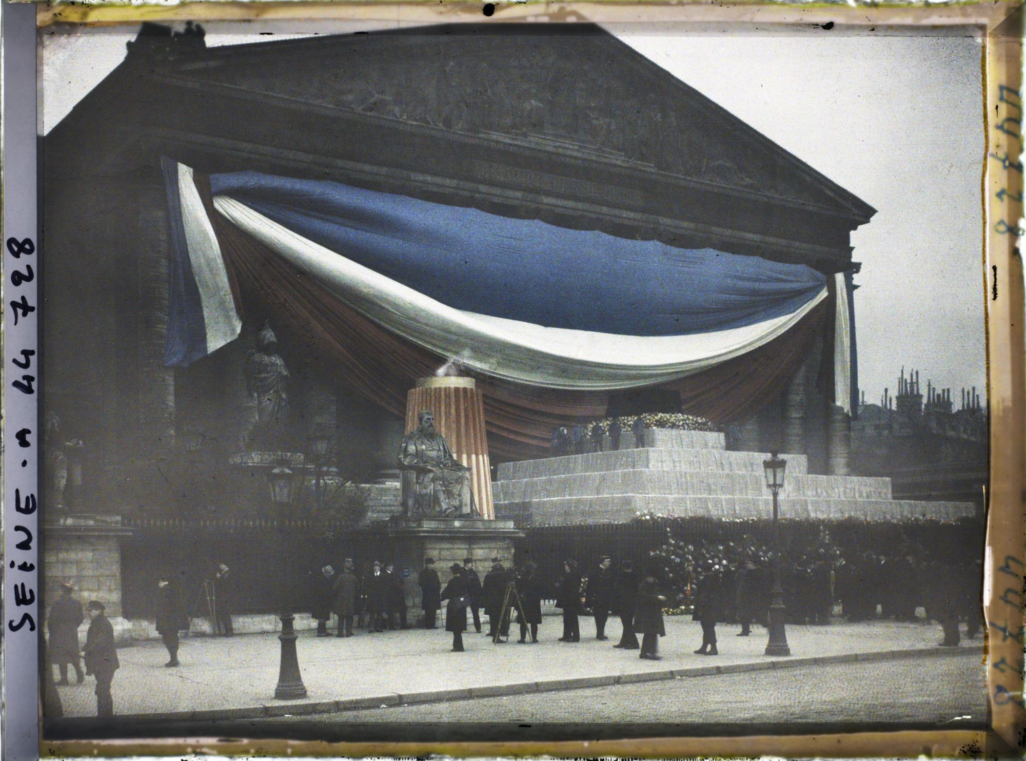 Image représentant Chambre des députés, translation des cendres de Jaurès au Panthéon