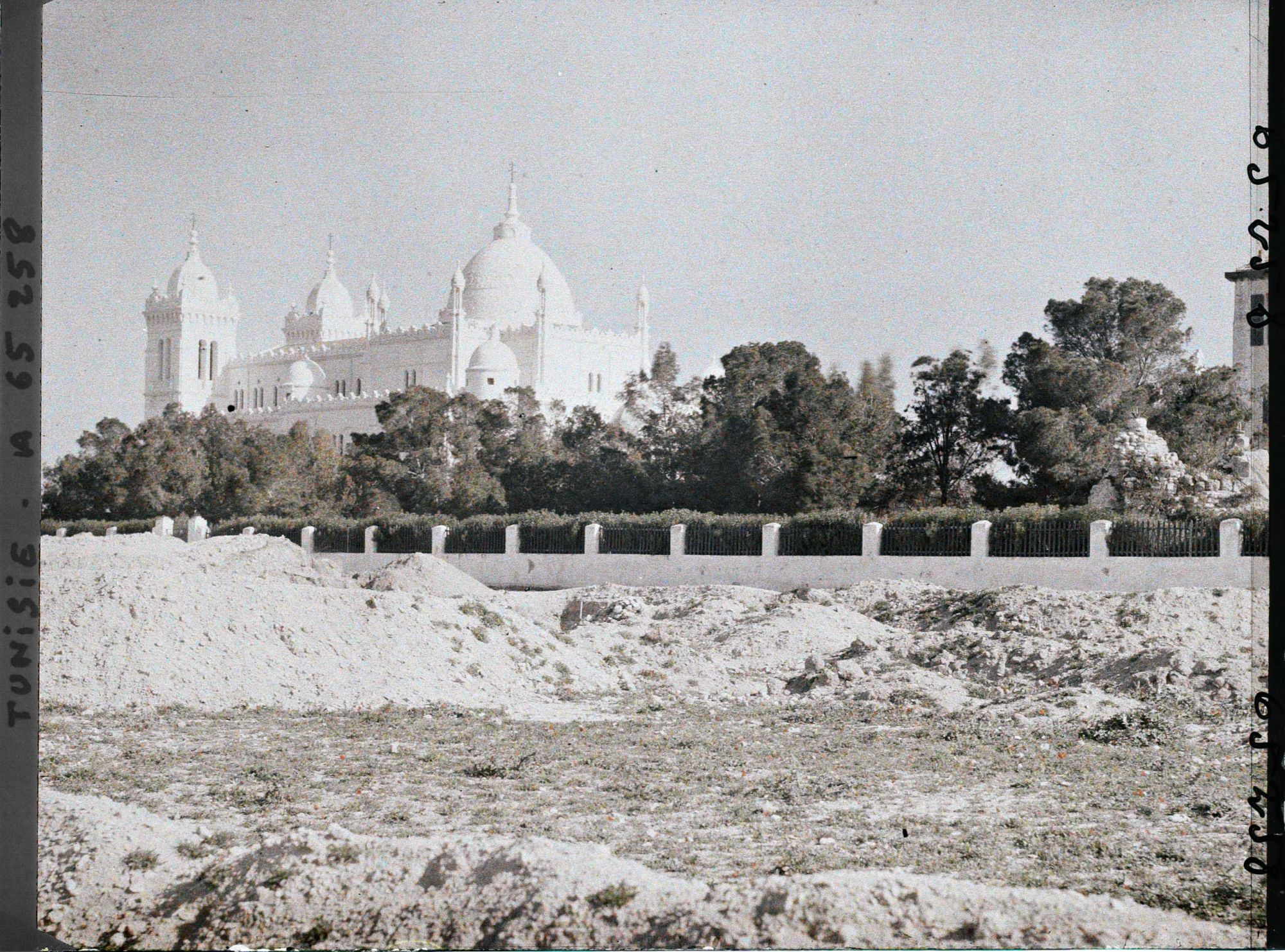 Image représentant La cathédrale de Saint-Louis ou primatiale de Carthage construite sur la colline de Saint-Louis ou Byrsa