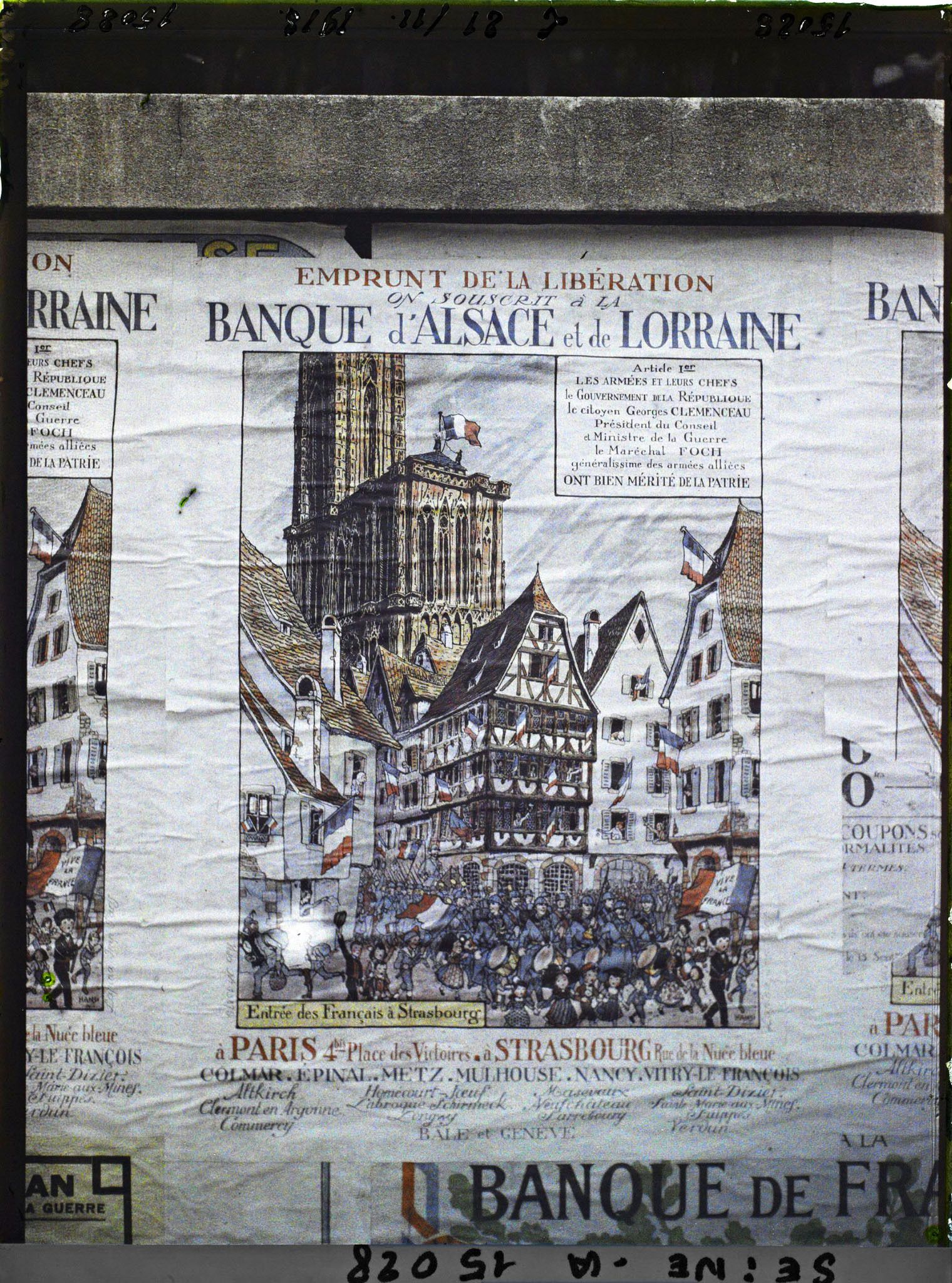 Image représentant Affiche de l'emprunt national, Banque d'Alsace et de Lorraine