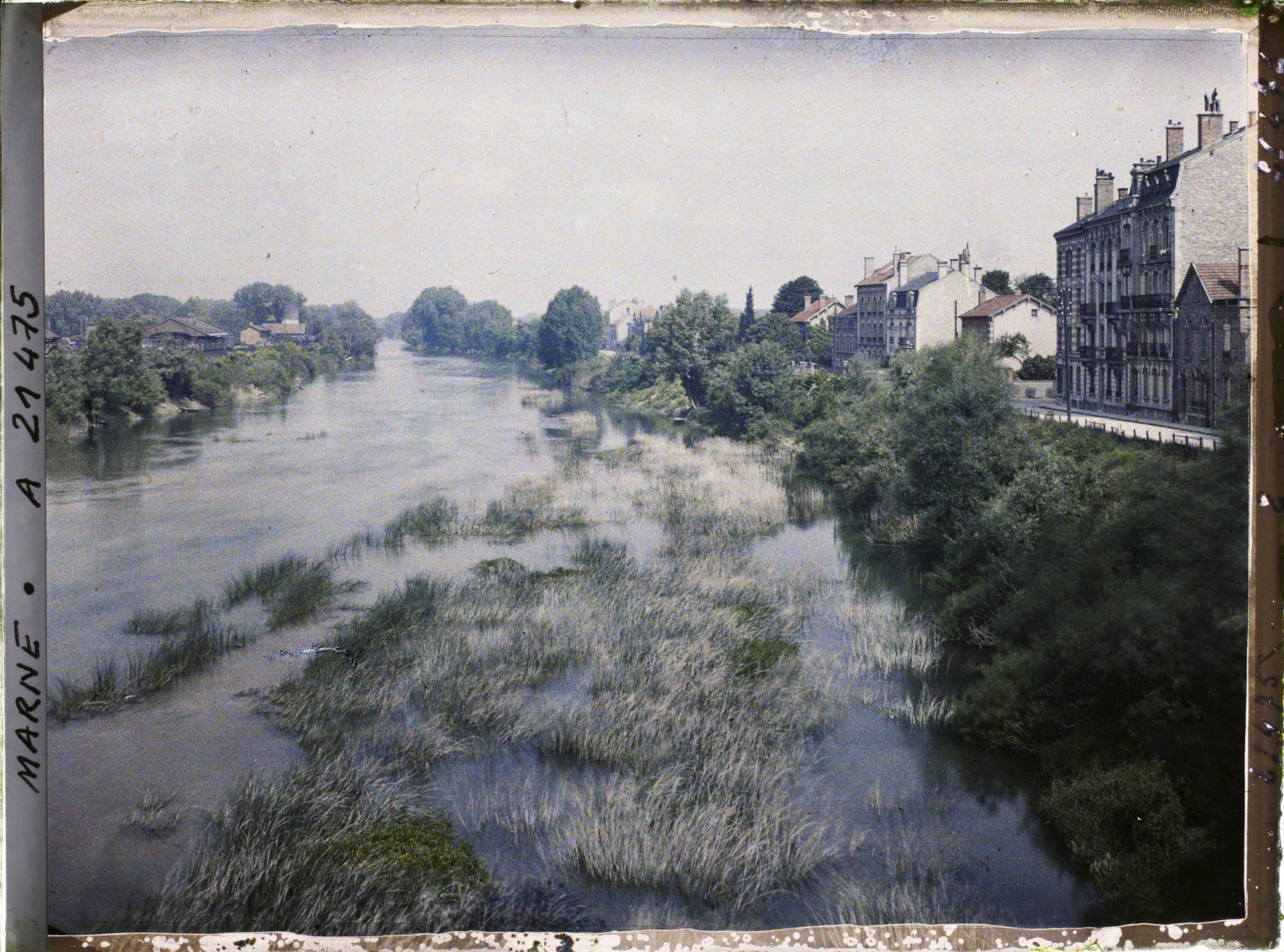 Image représentant France, Chalons s/Marne, La Marne en aval du Pont