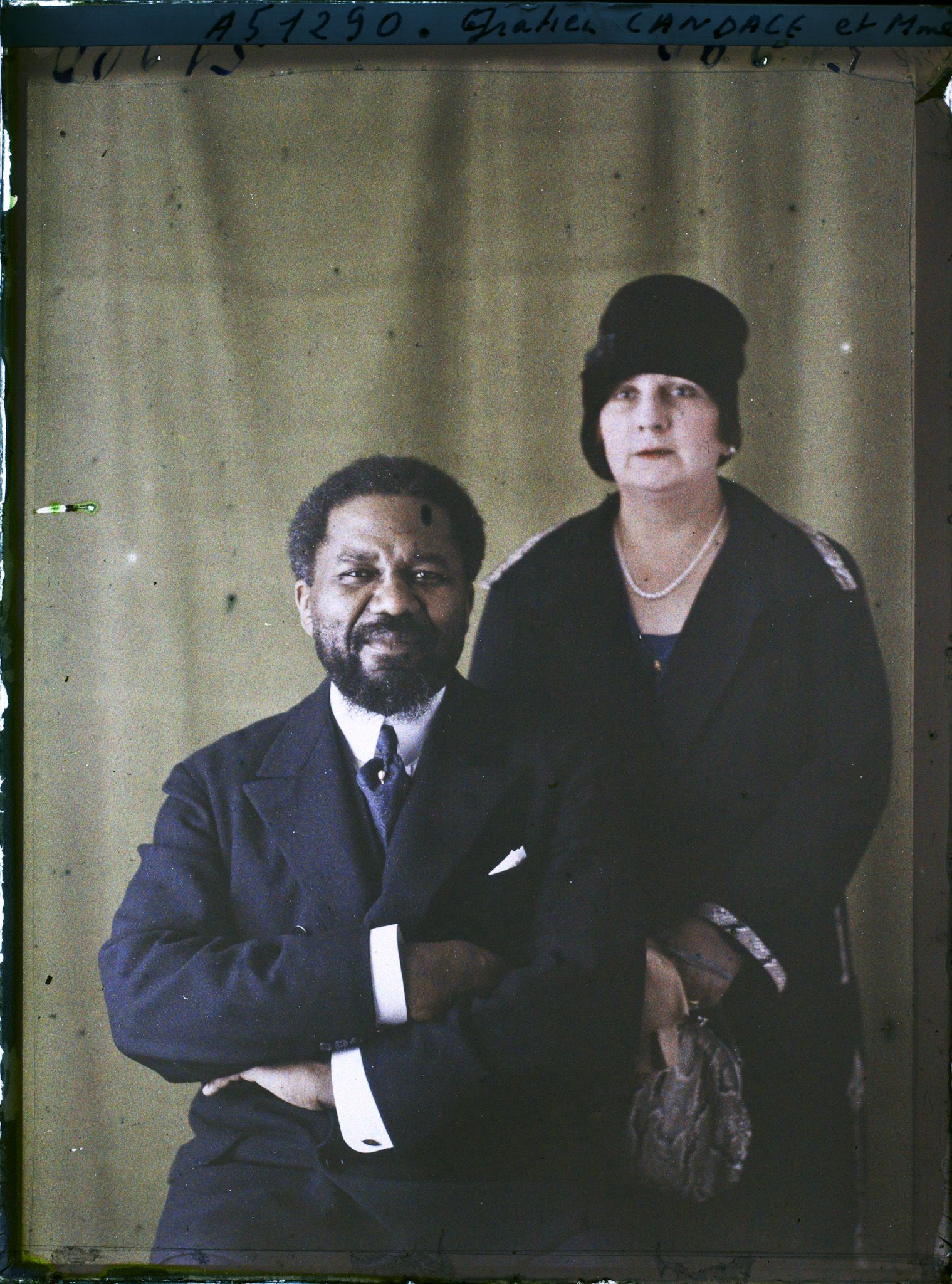 Image représentant Monsieur Gratien Candace et Madame Jeanne Candace
