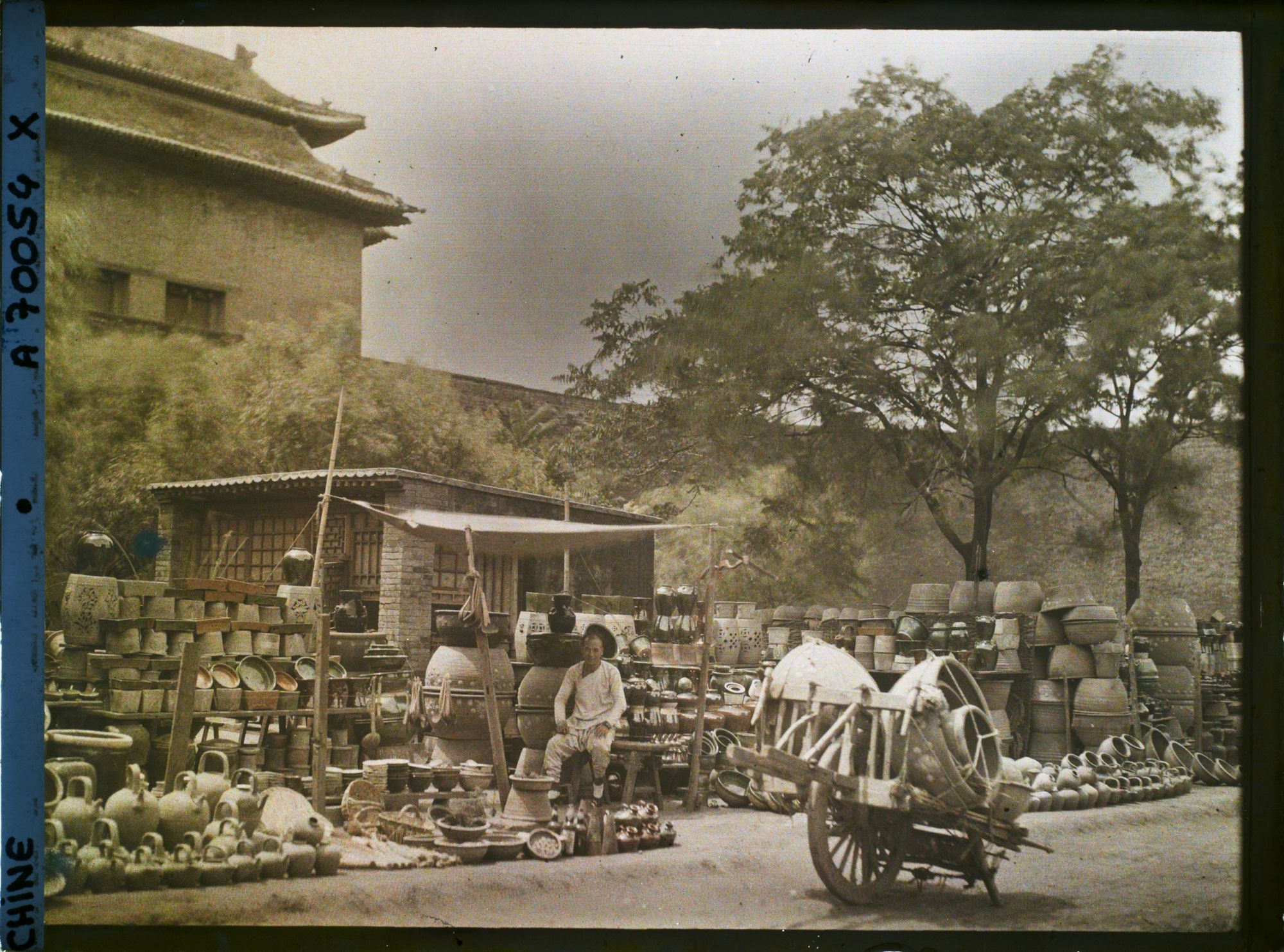 Image représentant Chaoyangmen (" porte Face au Levant ") ou bien Xuanwumen (" porte de la Proclamation de la Prouesse Martiale ") ?