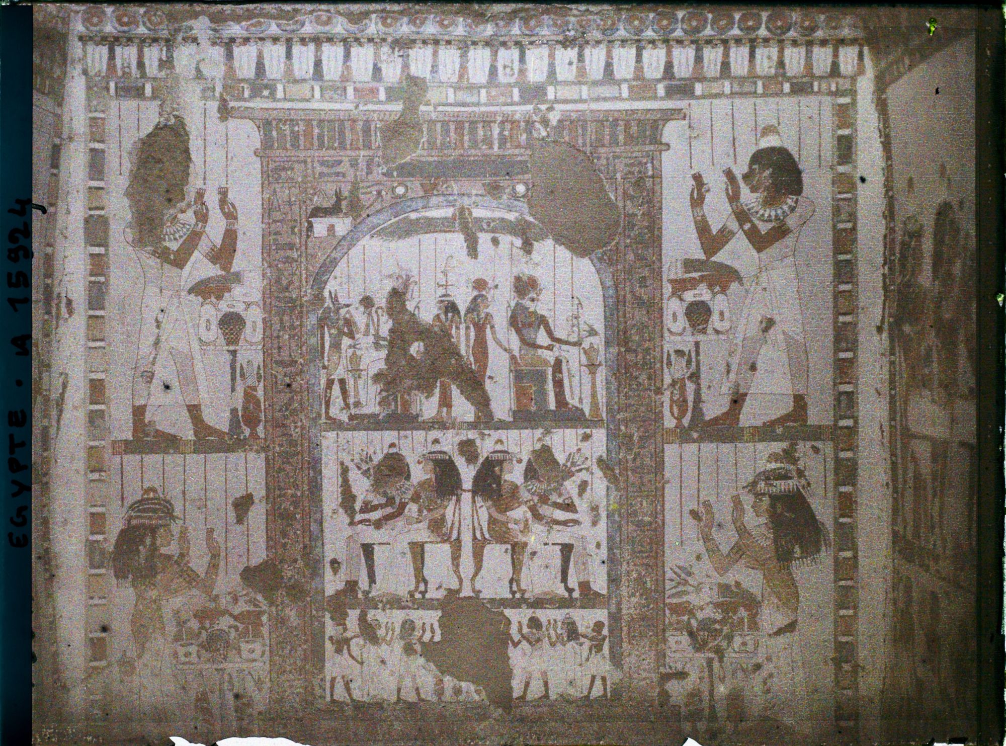 Image représentant "Peintures du tombeau de Men-Huà Cheich Abd el-Gournah"