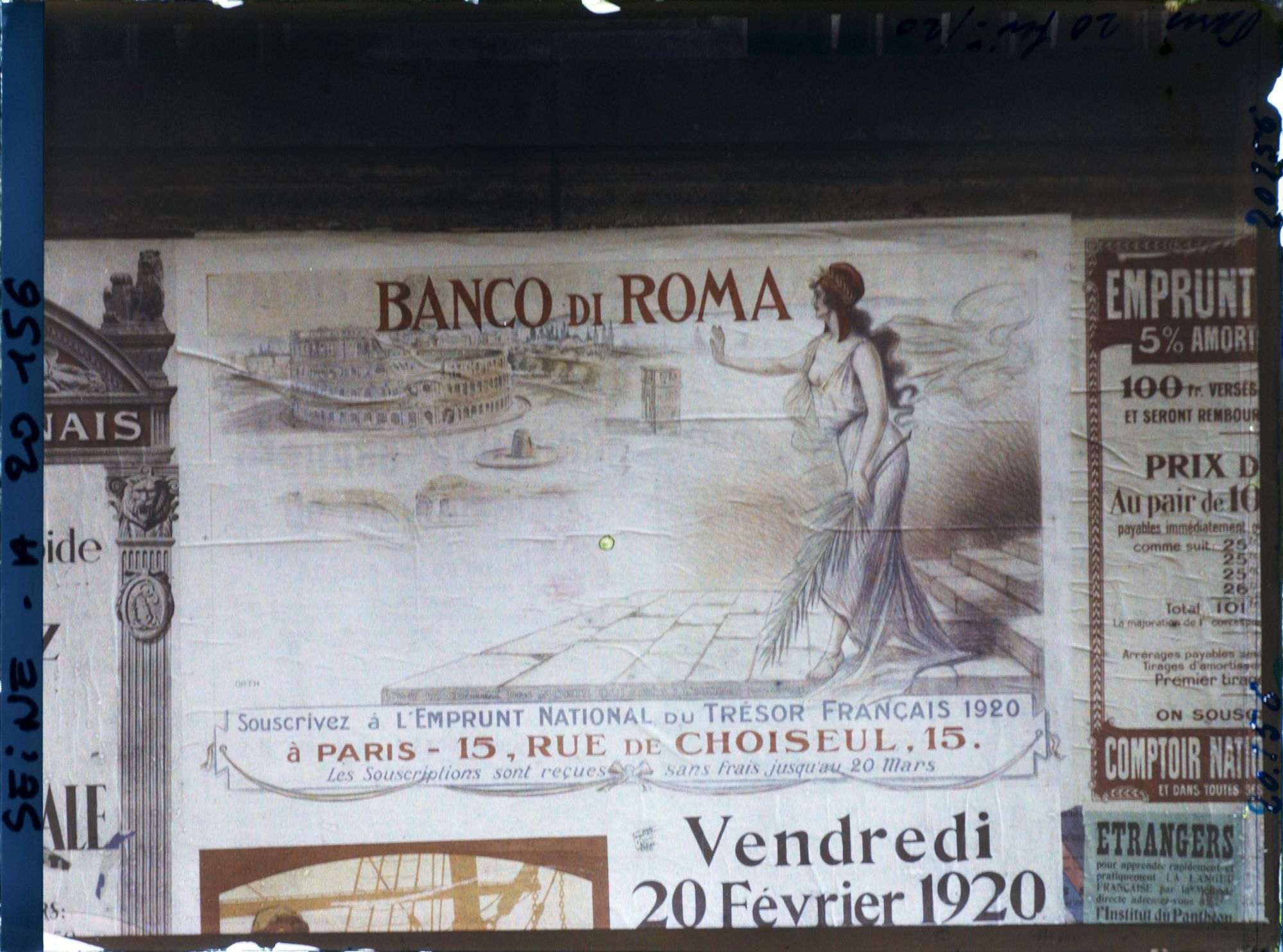 Image représentant Affiche de l'emprunt national de 1920, Banco di Roma