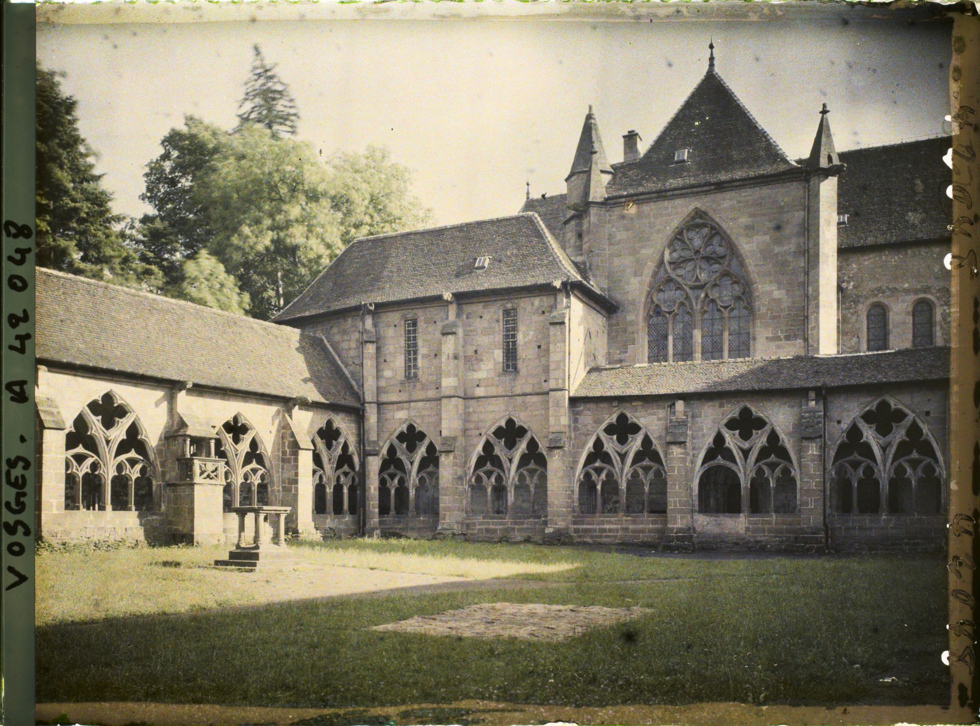 Image représentant France, St Dié, Le Cloître et la Cathédrale
