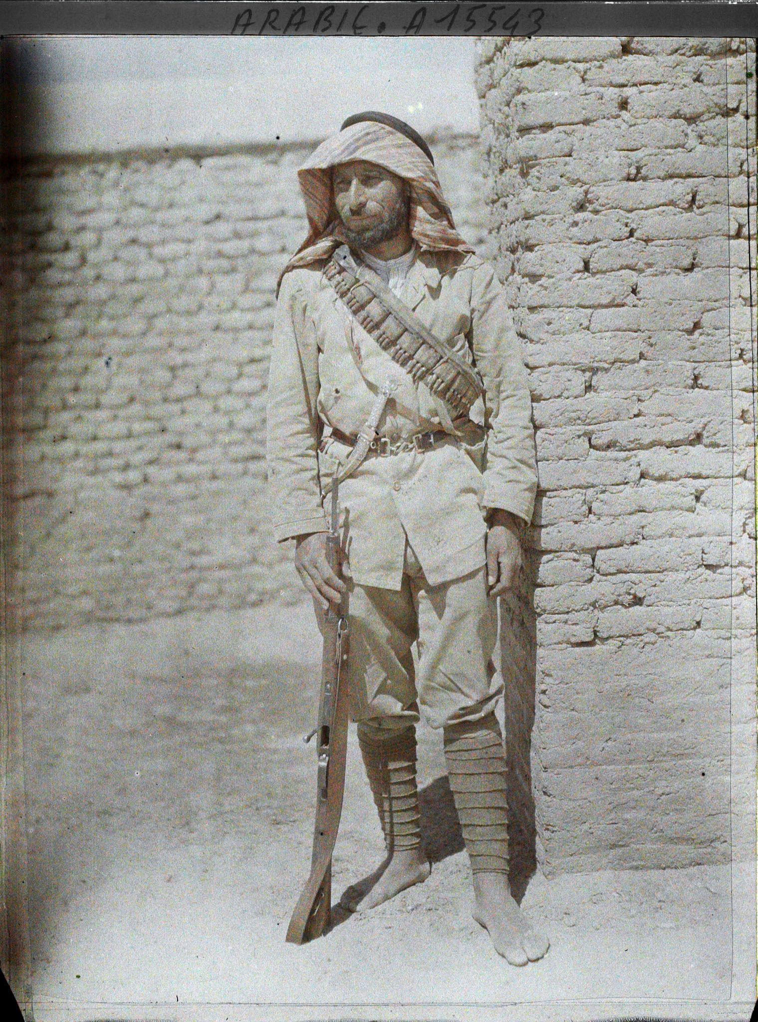 Image représentant L'ordonnance du capitaine Pisani, chef du groupe français d'Aqaba