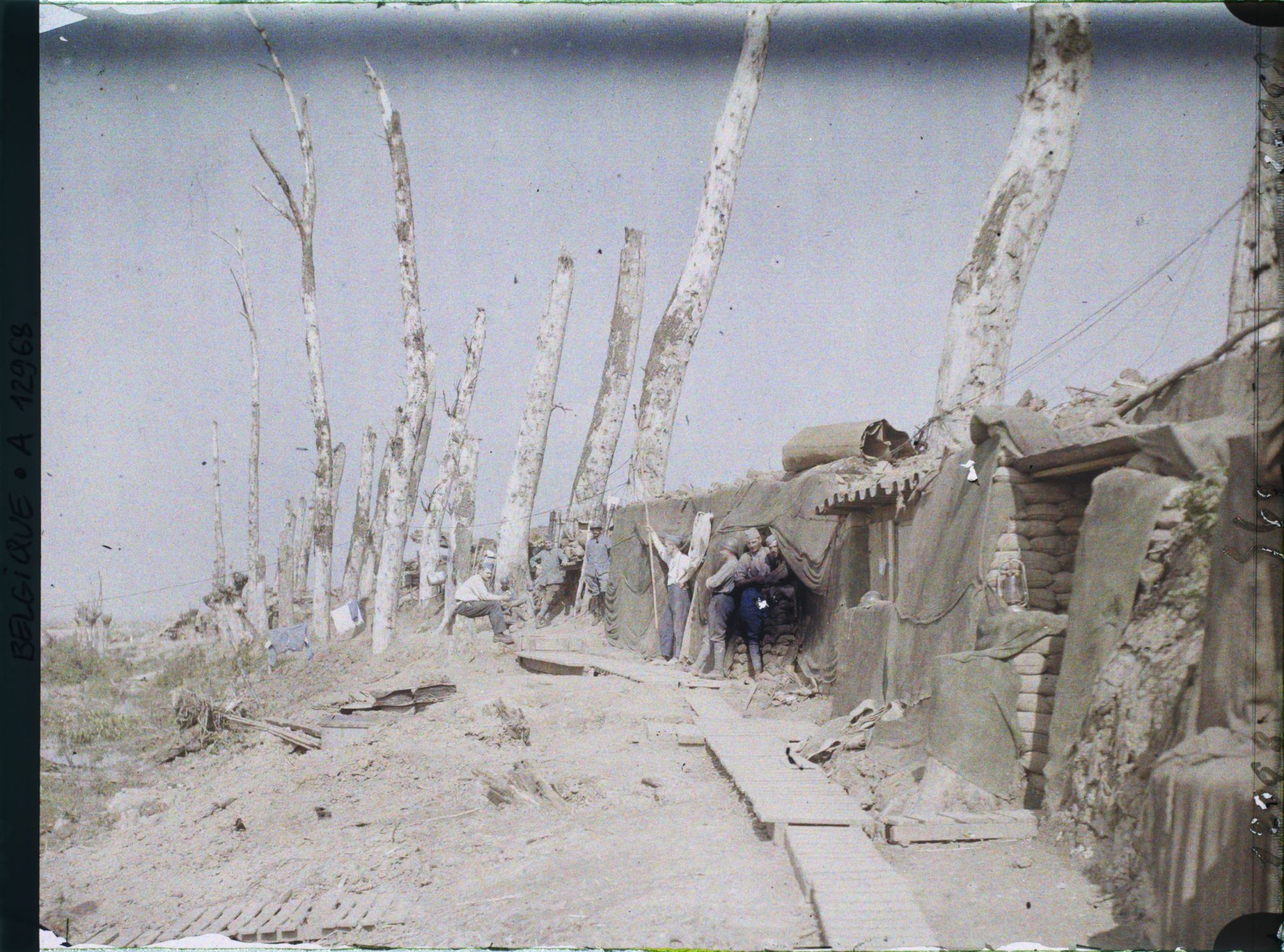 Image représentant Lignes de l'Yser près de l'Ecluse de Boesnighe, Ligne Française du Het-Sas