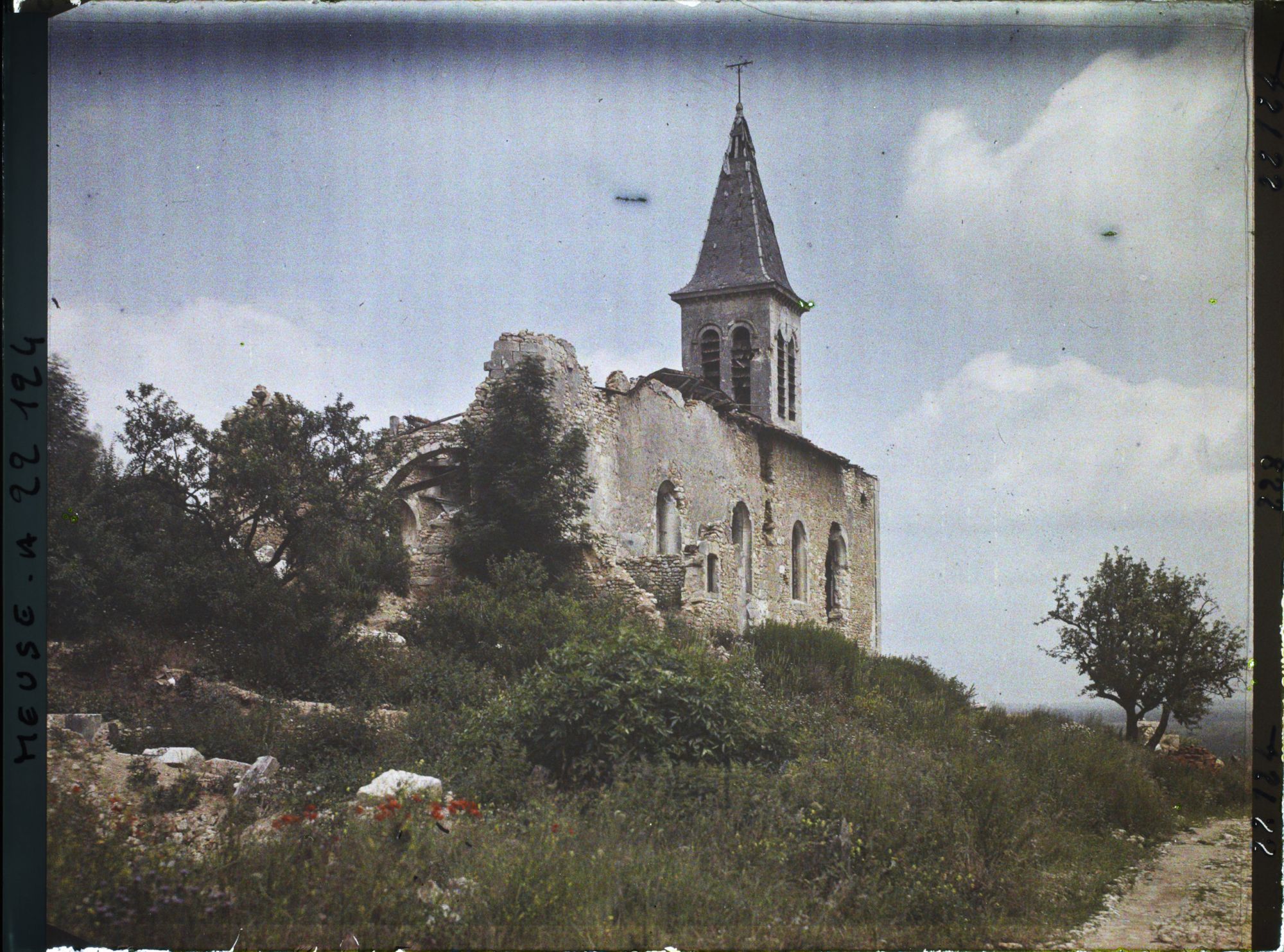 Image représentant France, Montsec, L'Eglise : l'abside