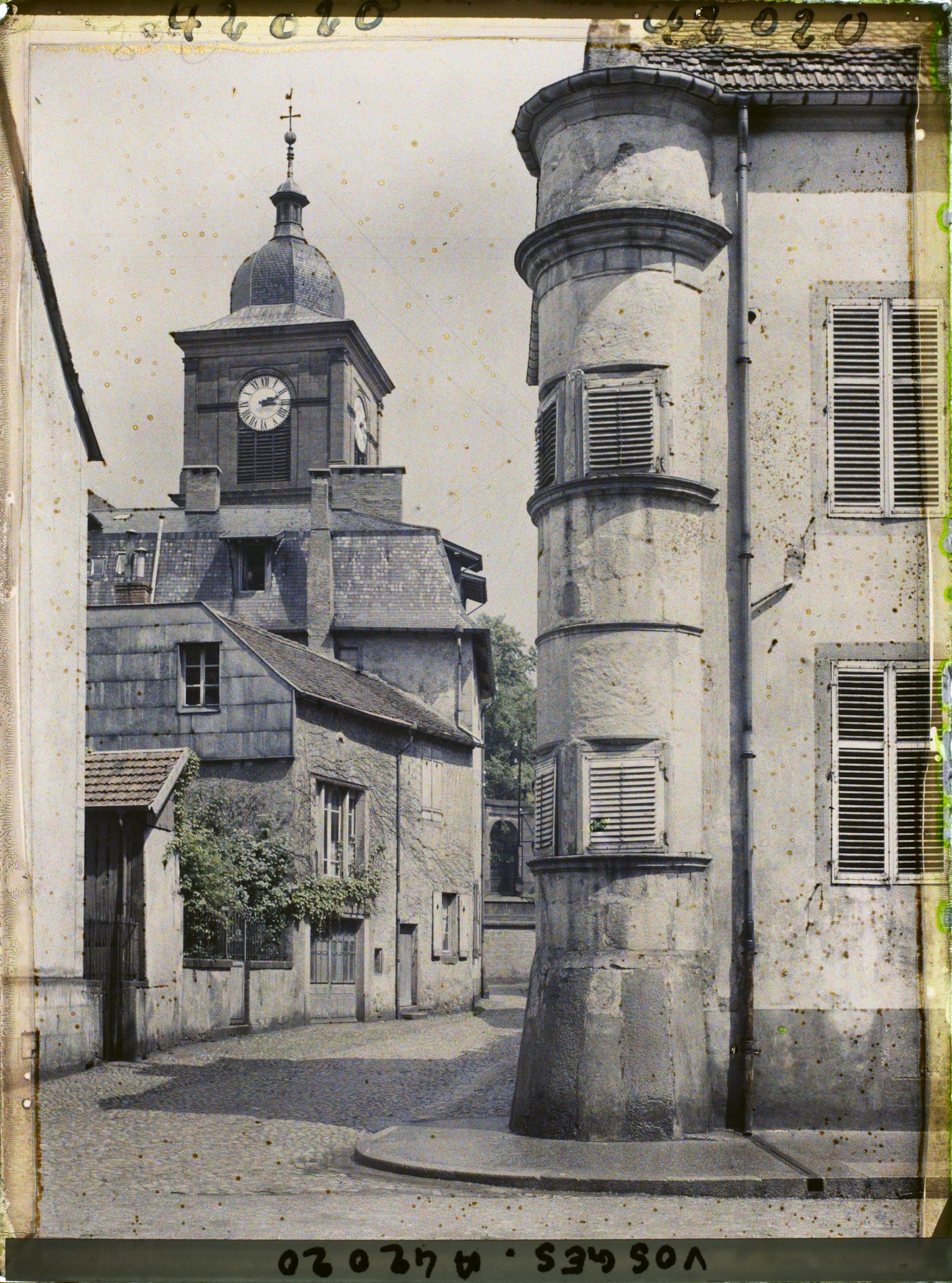 Image représentant France, St Dié, Rue des Jointures et Cathédrale
