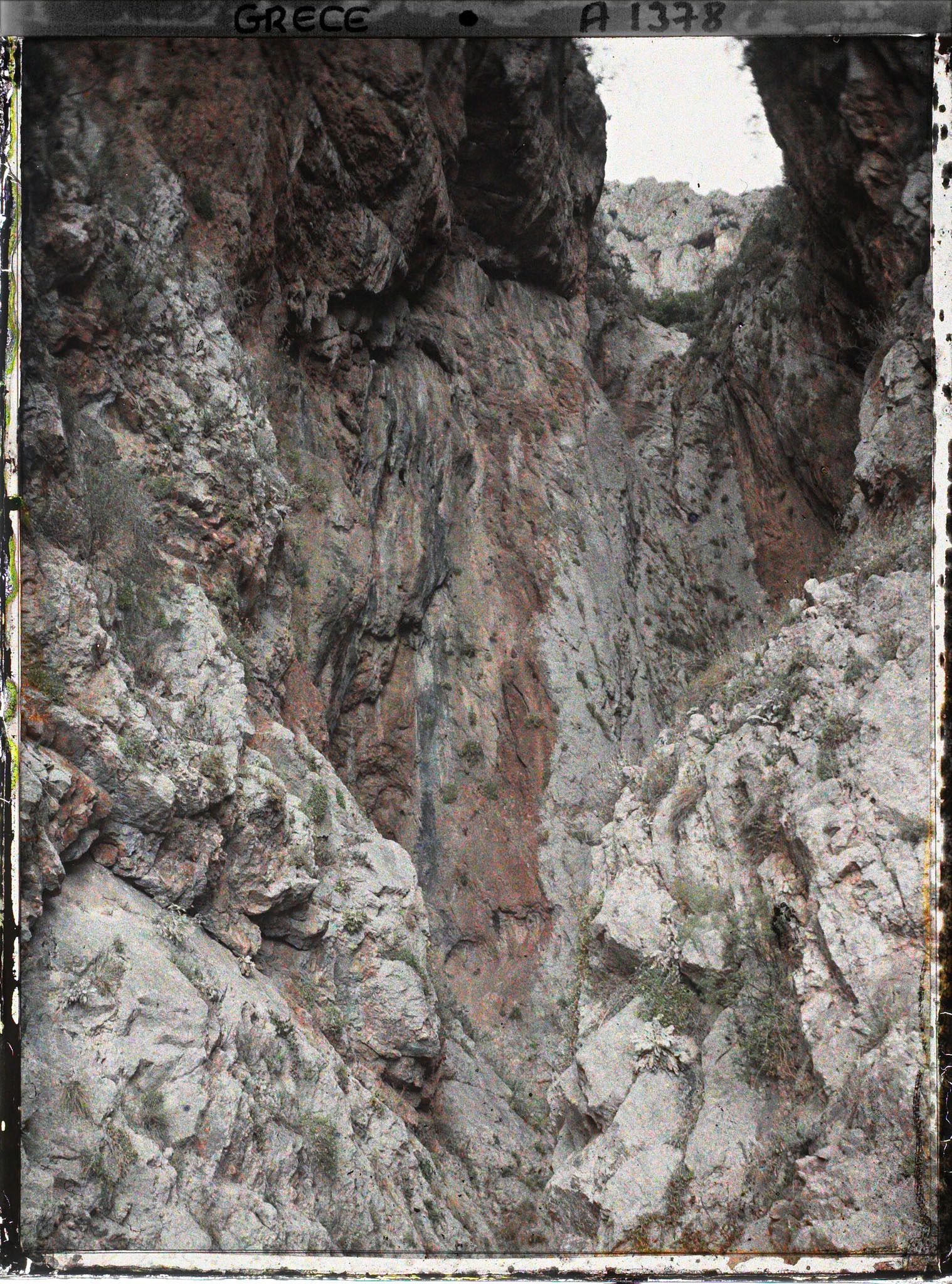 Image représentant La gorge de la source Castalie