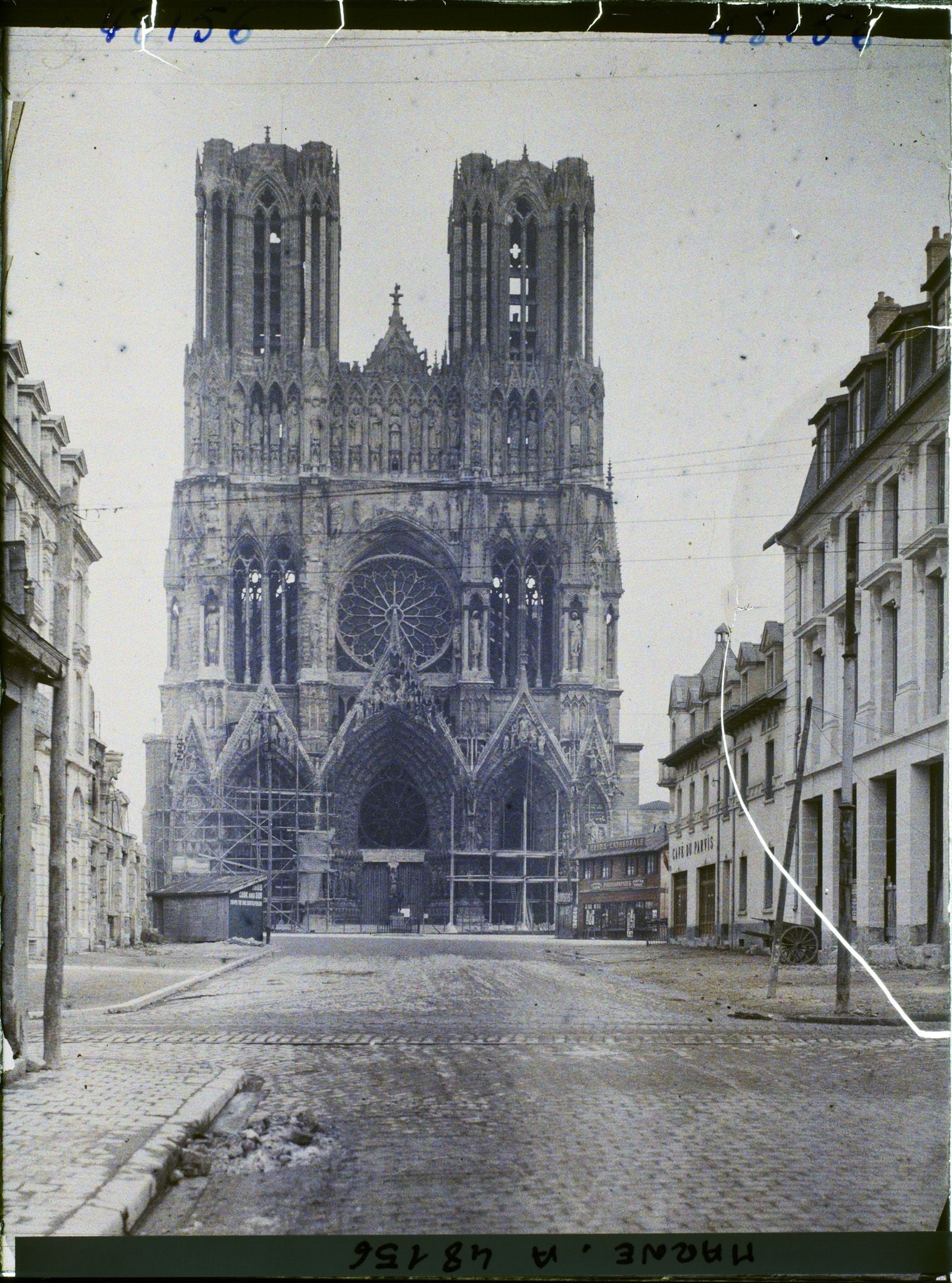 Image représentant France, Reims, Façade de la Cathédrale (plus gros)