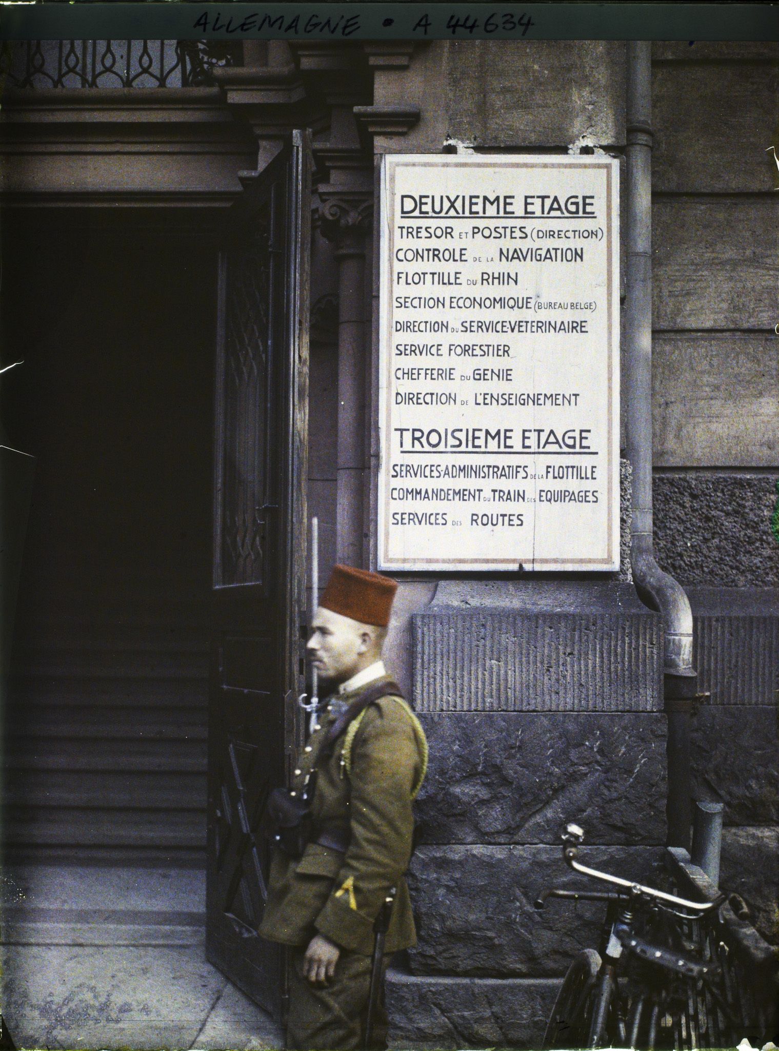 Image représentant Allemagne, Mayence, Inscription française