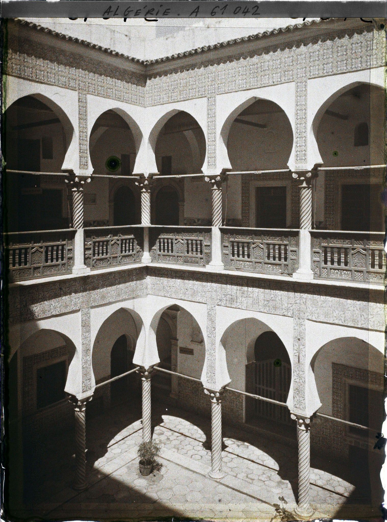 Image représentant Le patio de la Bibliothèque nationale (Dar Mustapha Pacha)