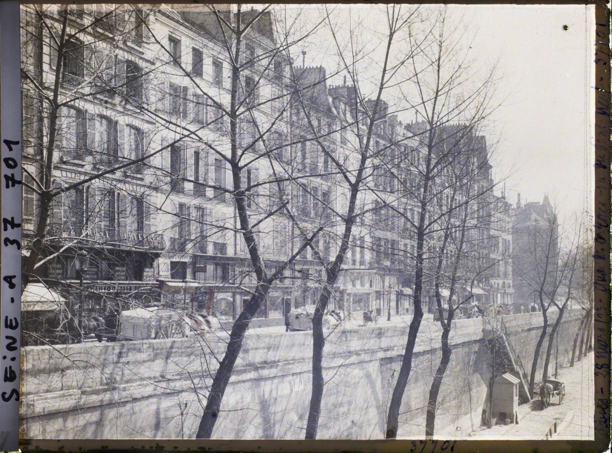 Image représentant Le quai des Orfèvres vu du Pont-Neuf